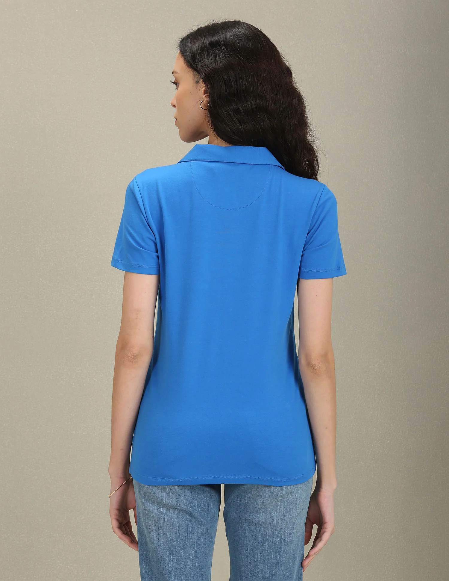 Cotton Jersey Slim Polo Shirt - Image 5