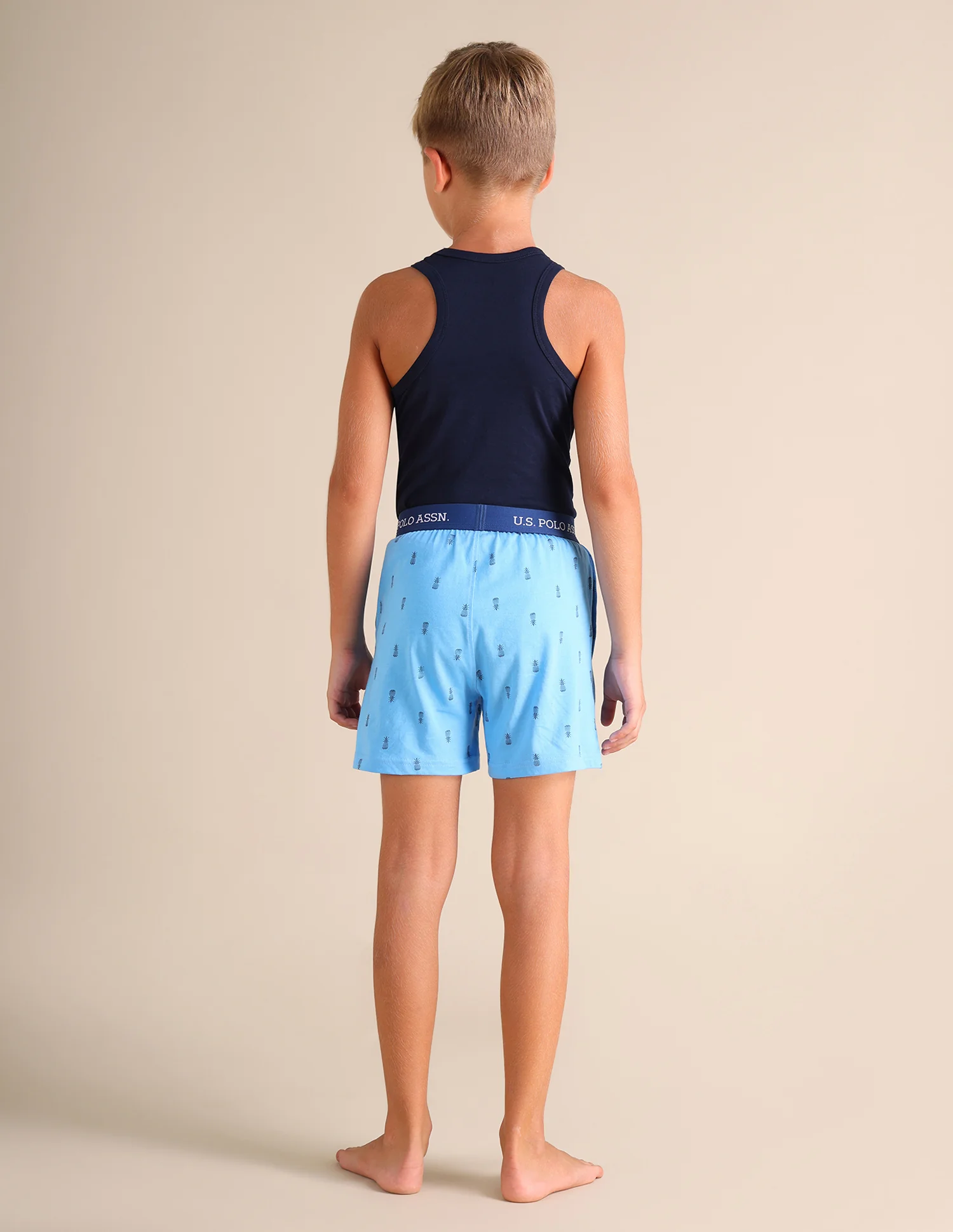 Pineapple Print EKX01 Lounge Shorts - Pack Of 2 - Image 7