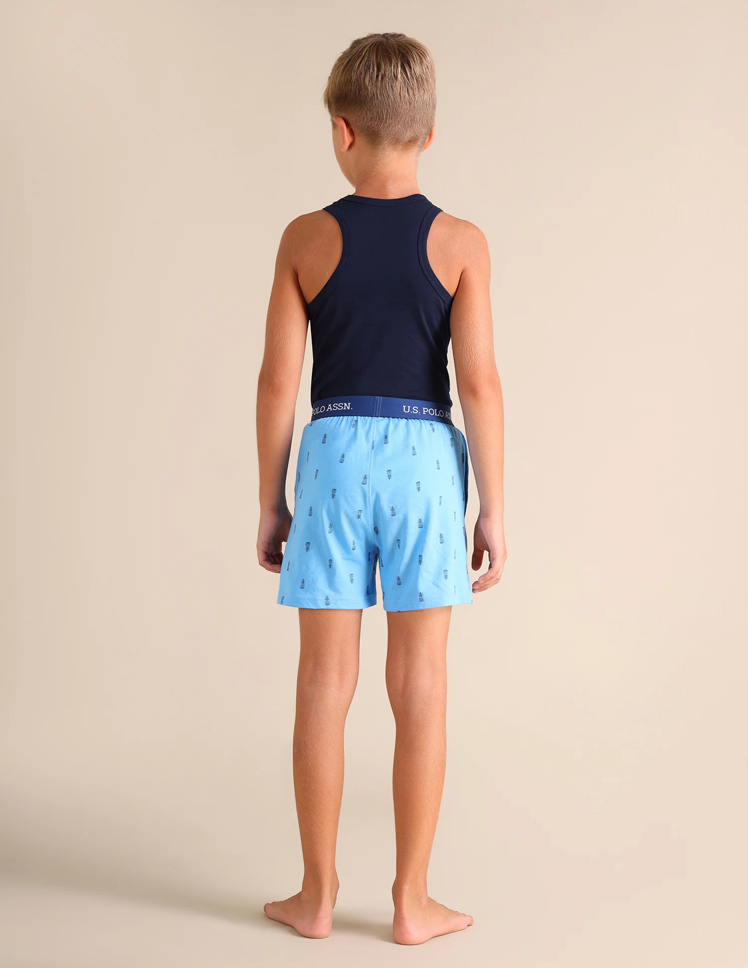 Pineapple Print EKX01 Lounge Shorts - Pack Of 2 - Image 6