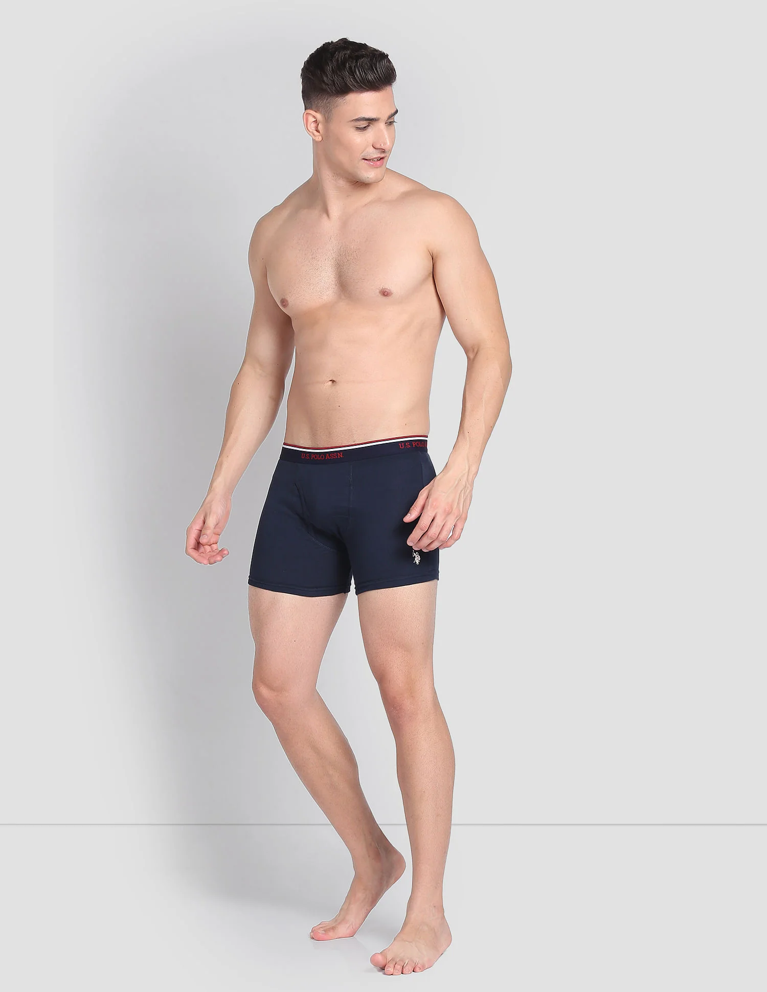 Cotton Mid Rise 1667 Trunks - Pack Of 3 - Image 3