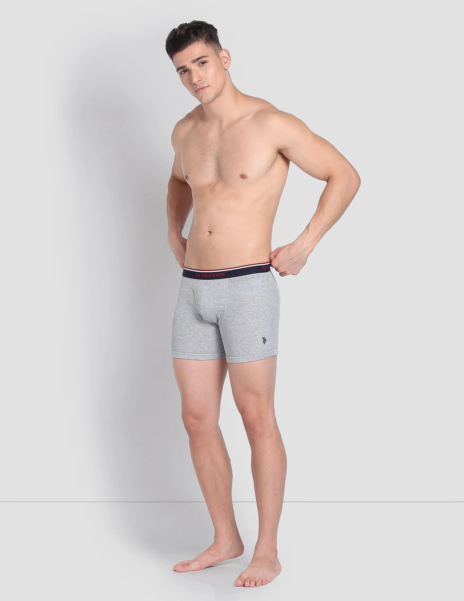 Cotton Mid Rise 1667 Trunks - Pack Of 3 - Image 4