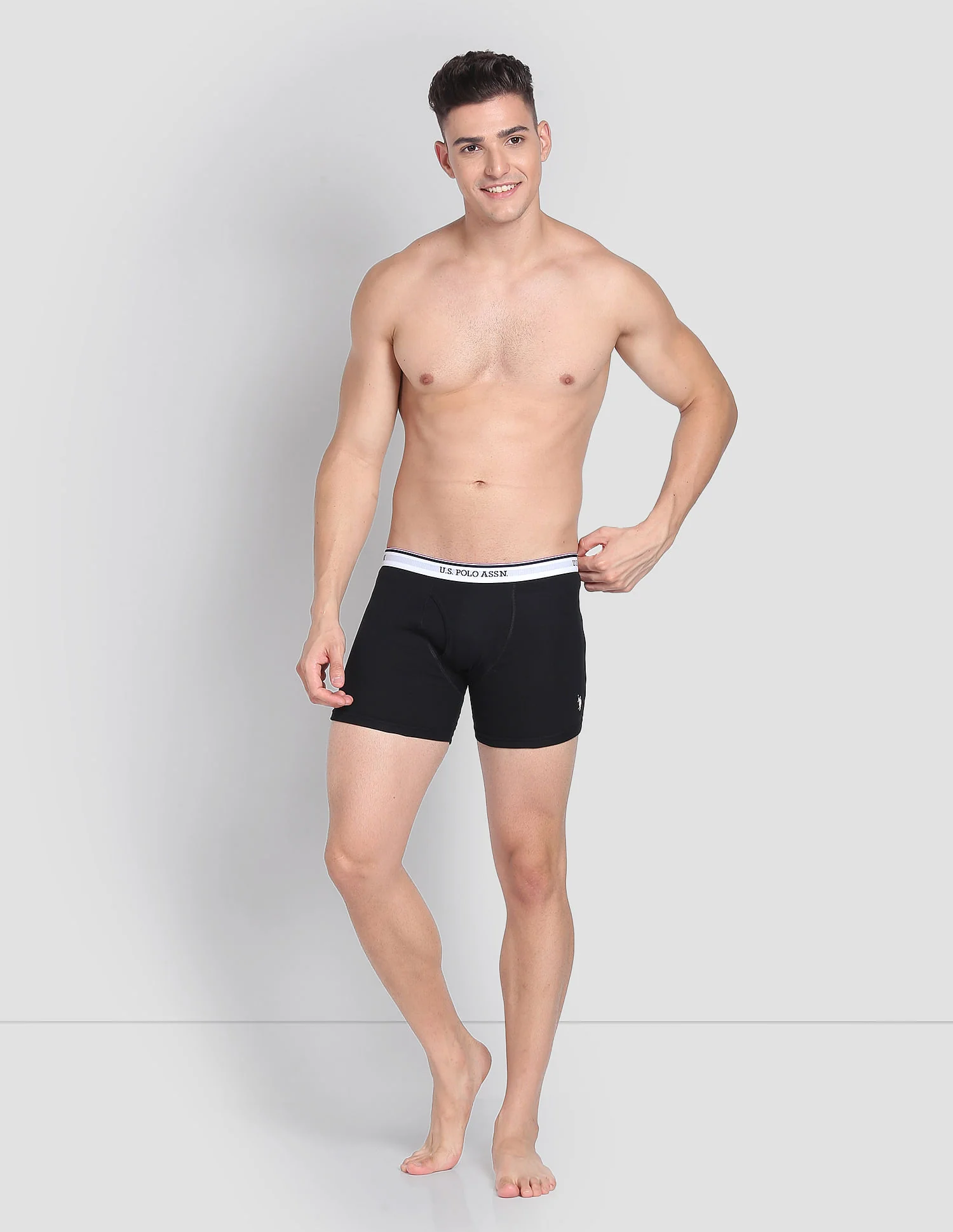 Cotton Mid Rise 1667 Trunks - Pack Of 3 - Image 5