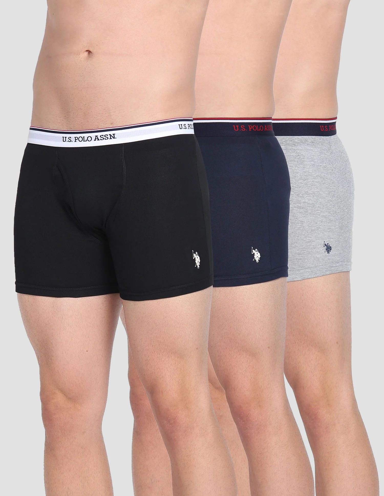 Cotton Mid Rise 1667 Trunks - Pack Of 3 - Image 6