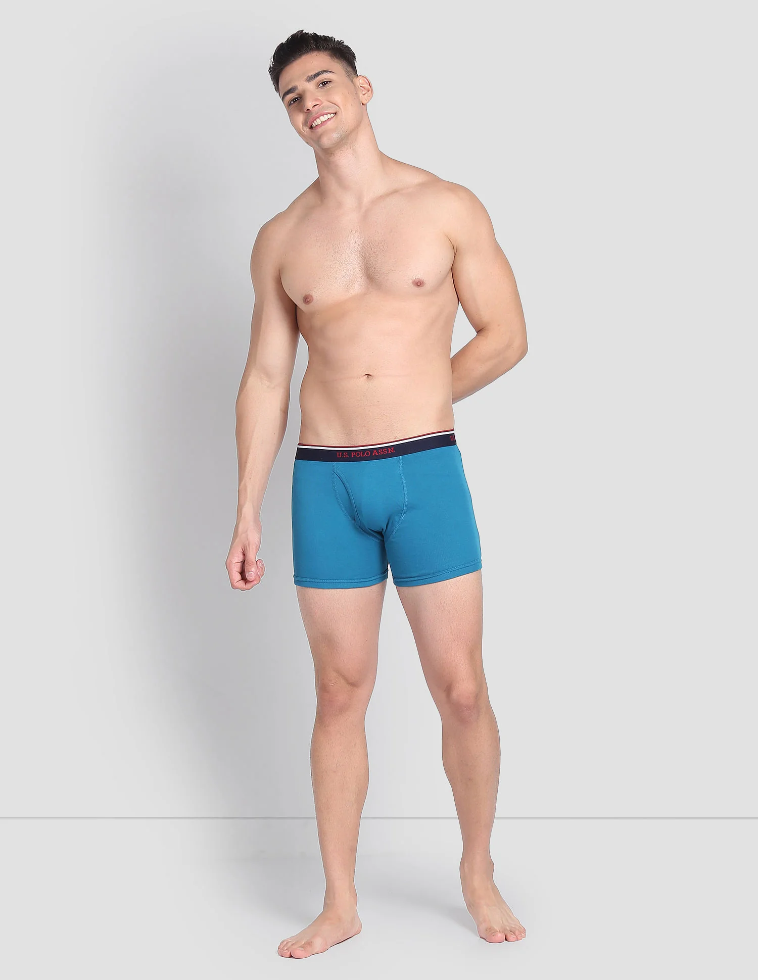 Cotton Mid Rise 1667 Trunks - Pack Of 3 - Image 3