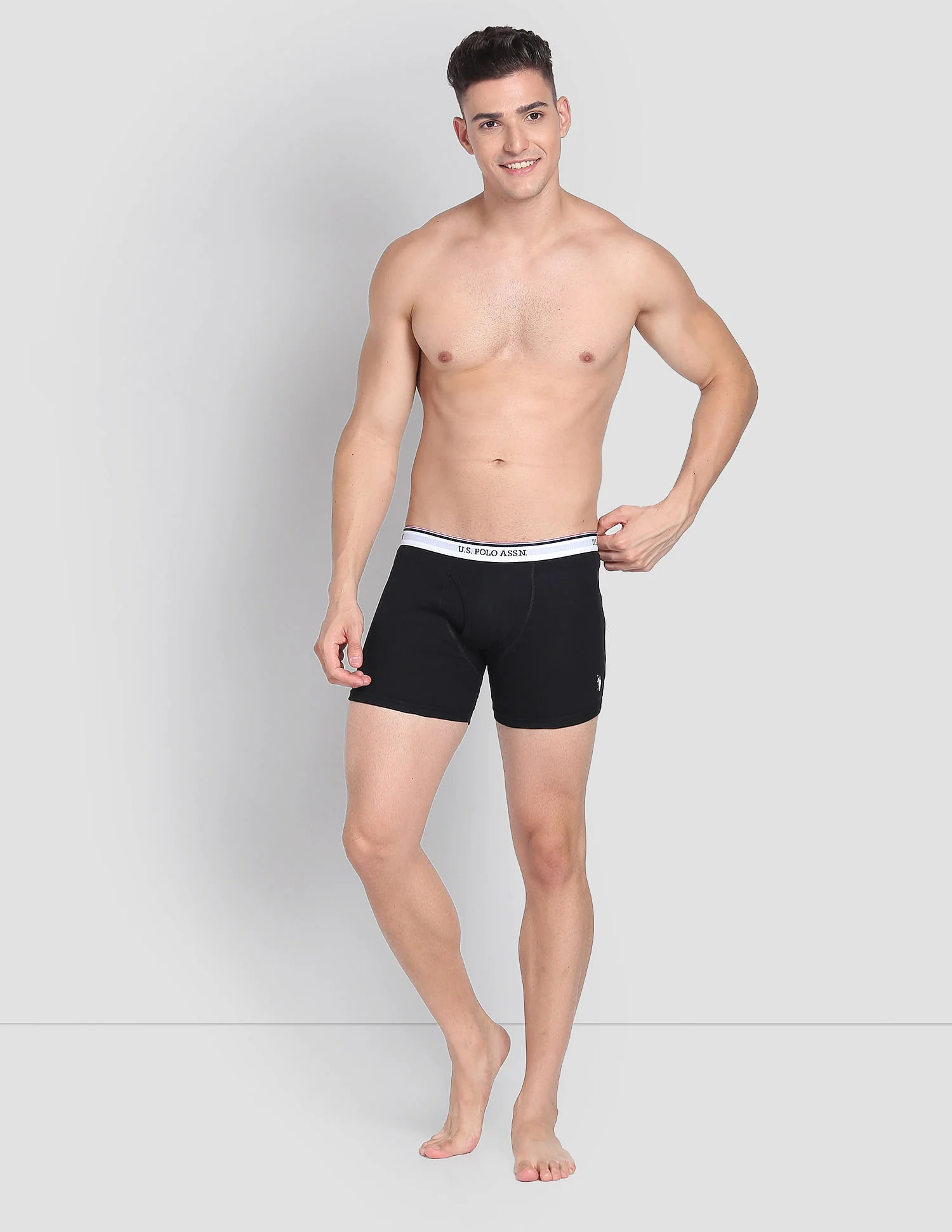 Cotton Mid Rise 1667 Trunks - Pack Of 3 - Image 5