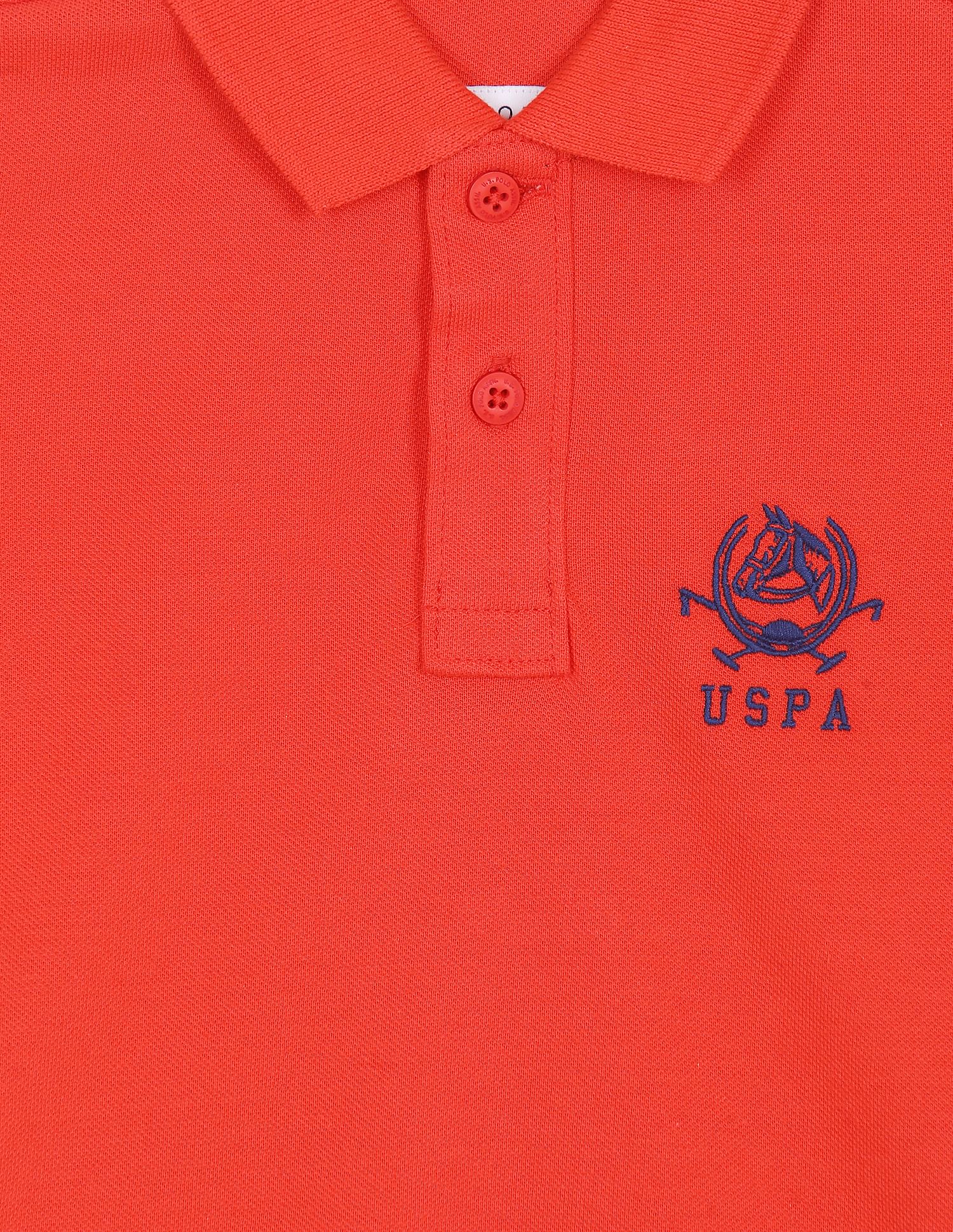 Cotton Pique Logo Polo Shirt - Image 3