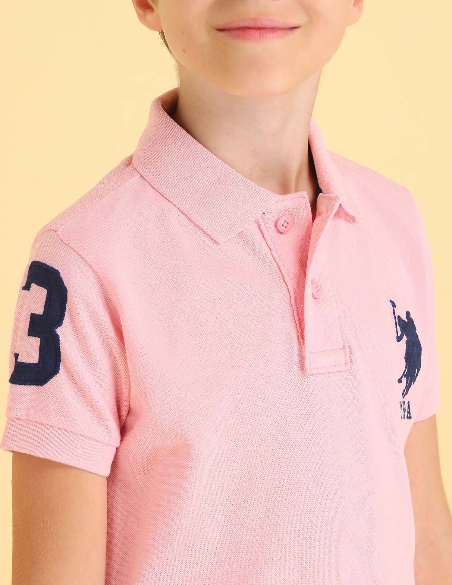 Cotton Pique Solid Polo Shirt - Image 5