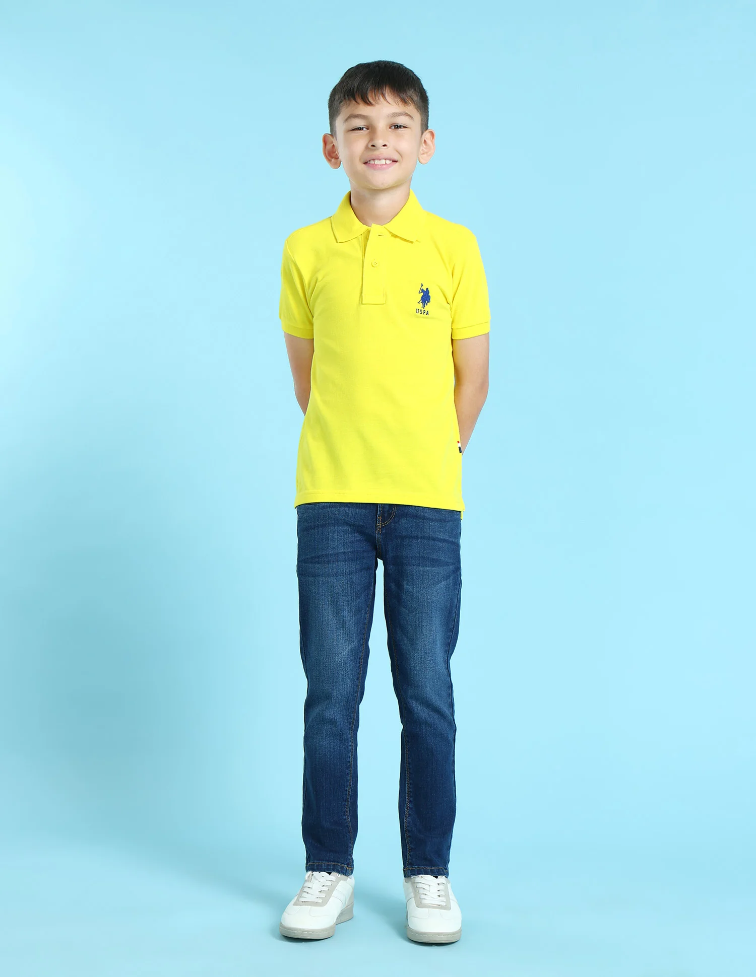 Cotton Pique Solid Polo Shirt - Image 3