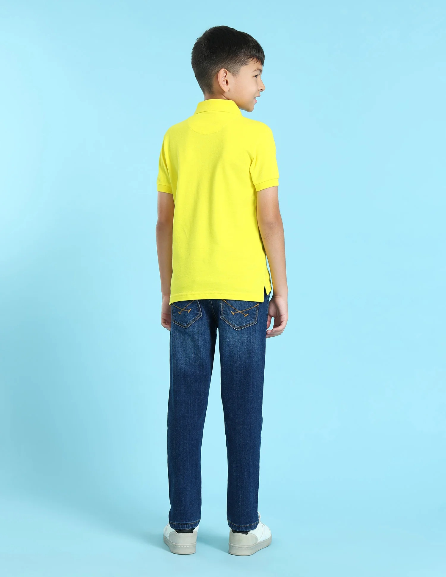 Cotton Pique Solid Polo Shirt - Image 4