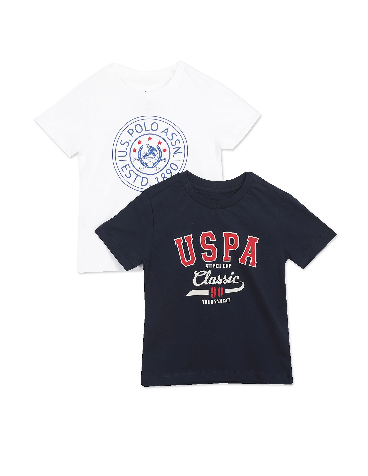 Cotton Printed T-Shirts - Pack Of 2
