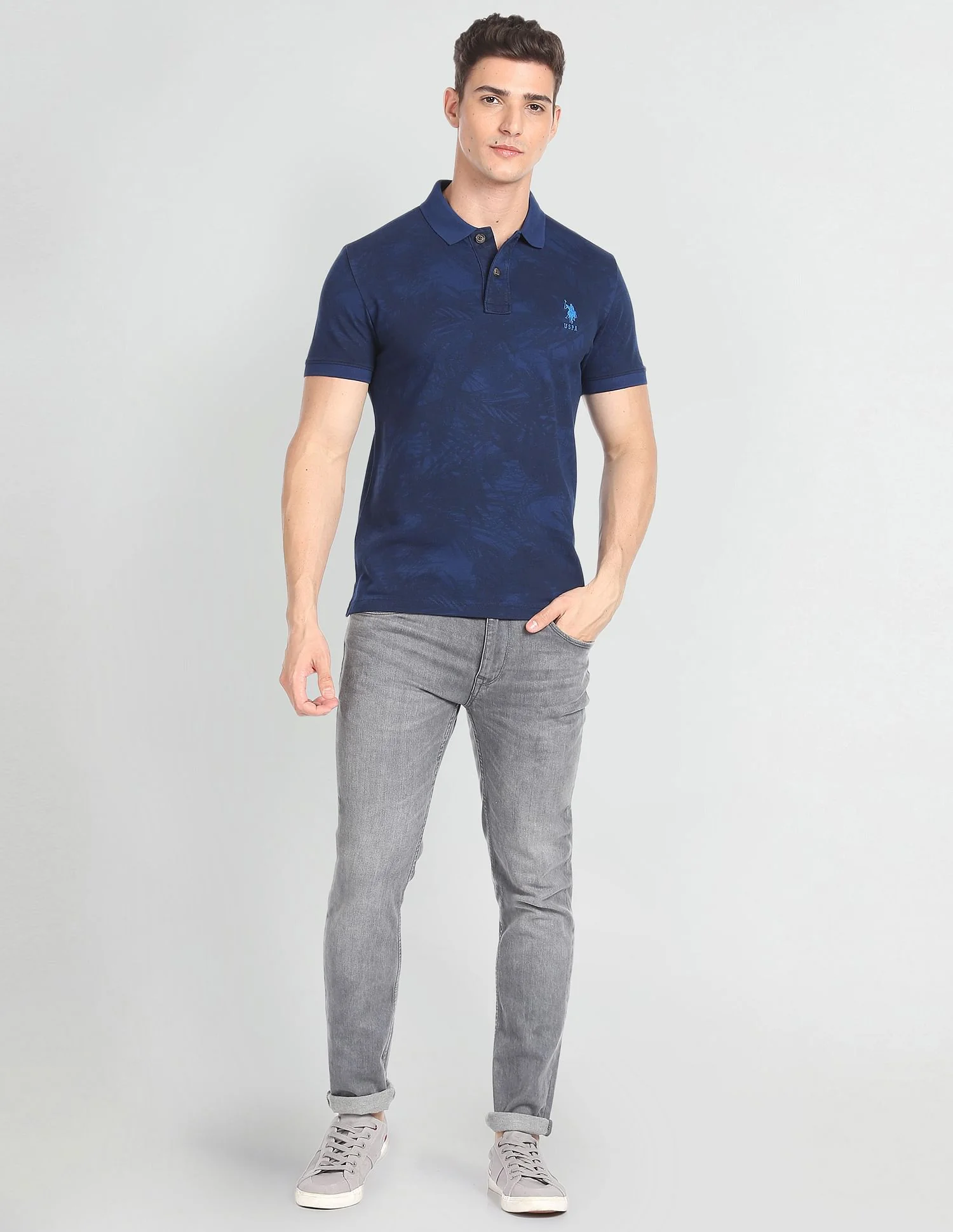 Cotton Slim Fit Polo Shirt - Image 3