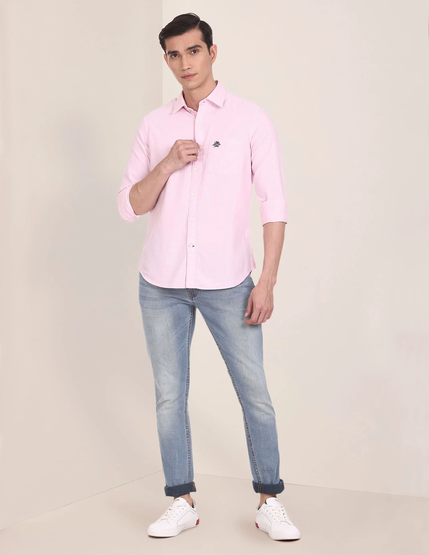 Cotton Solid Casual Shirt - Image 3