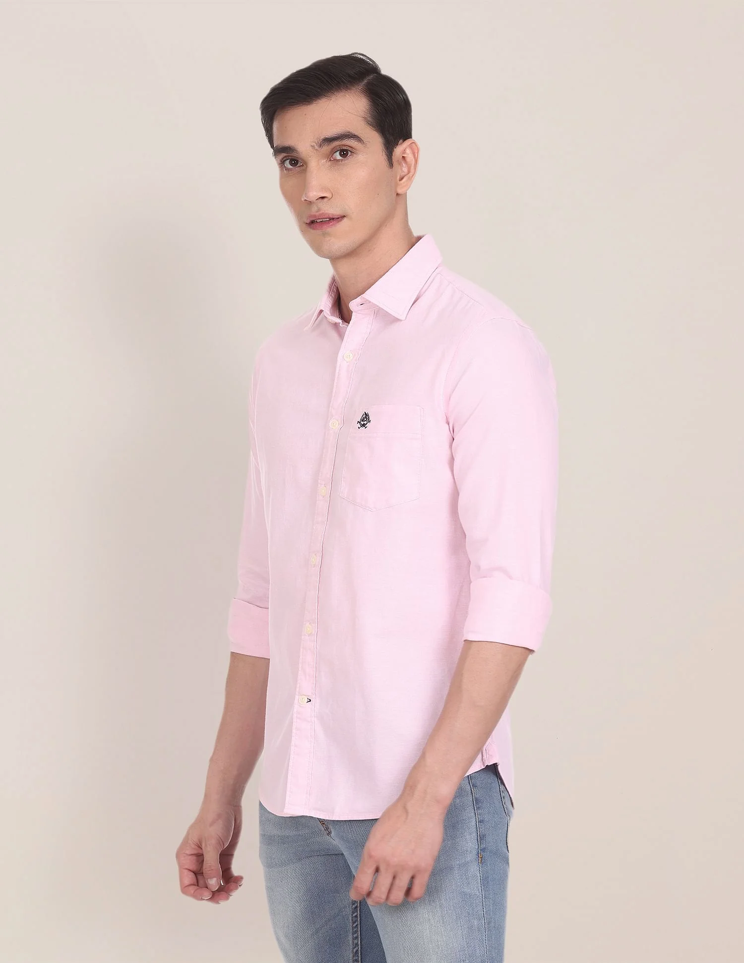 Cotton Solid Casual Shirt - Image 4