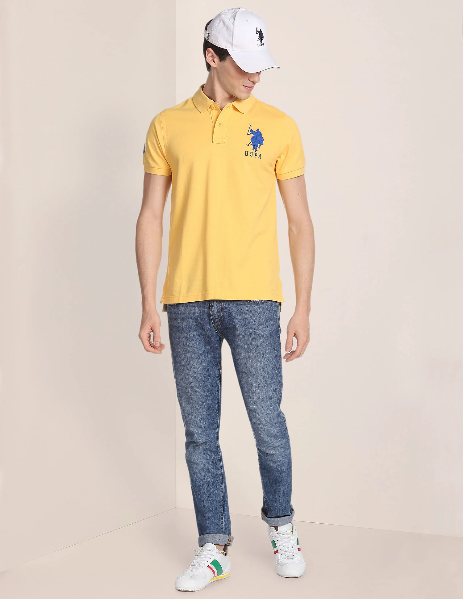 Compact Cotton Logo Polo Shirt - Image 3