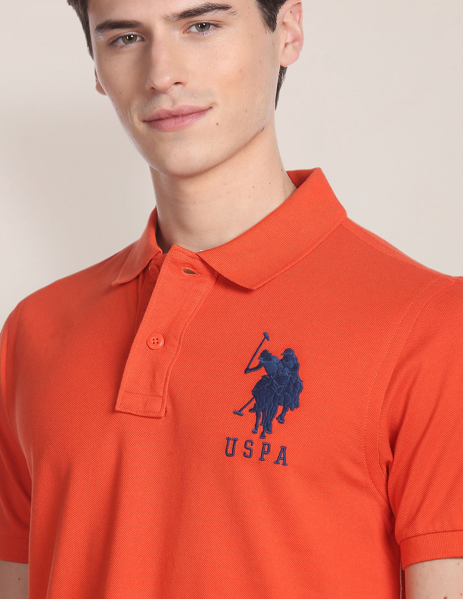 Compact Cotton Logo Polo Shirt - Image 7