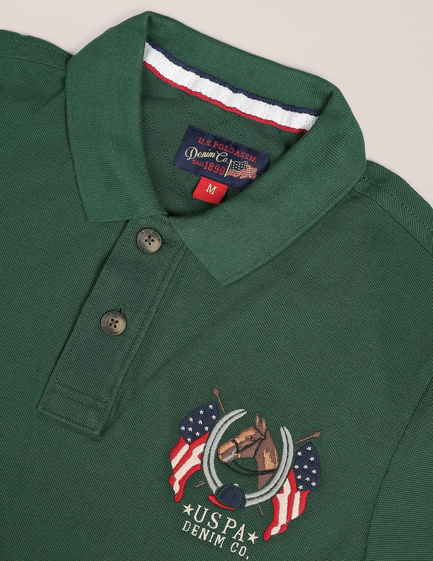 Cotton Solid Polo Shirt - Image 2