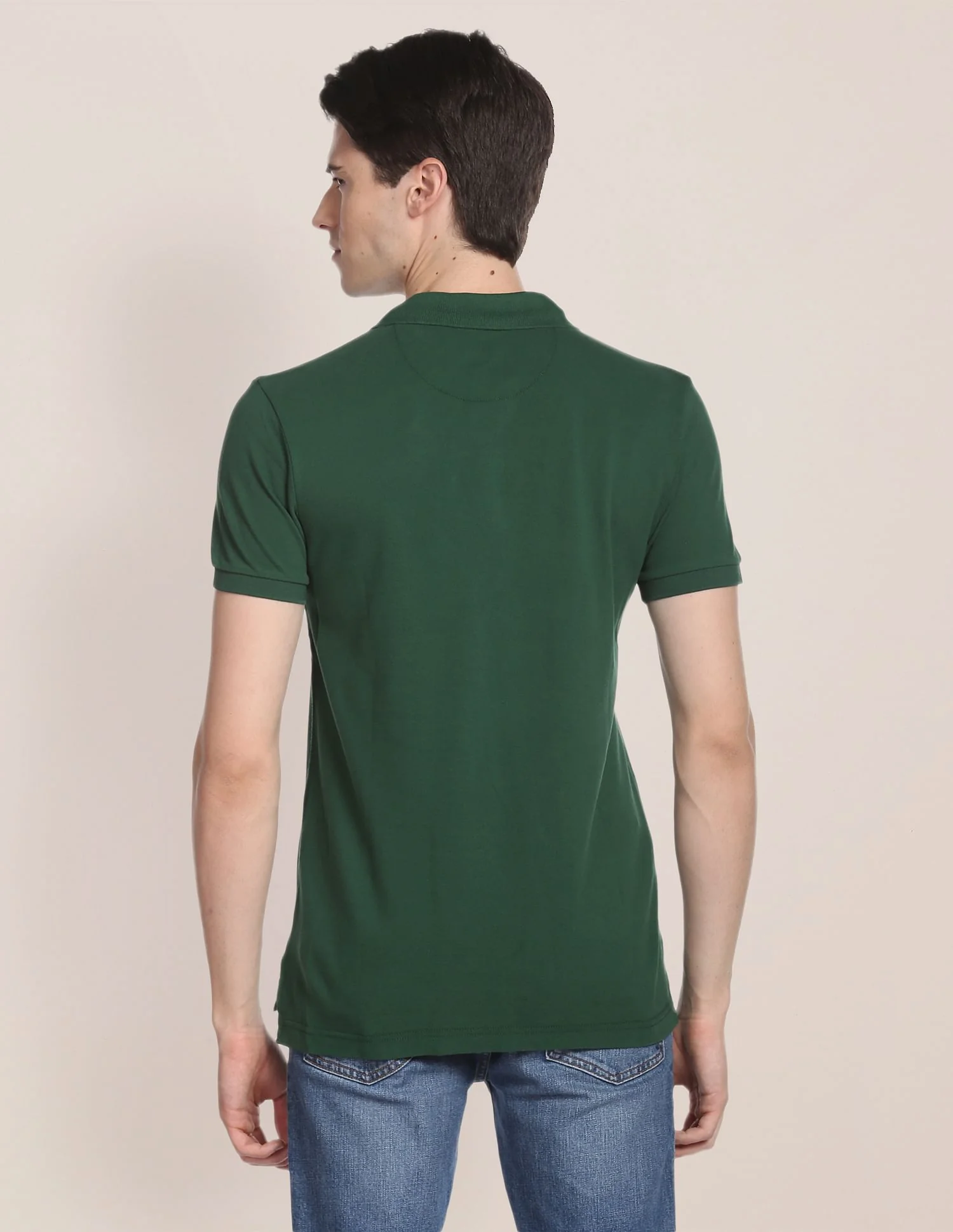 Cotton Solid Polo Shirt - Image 5
