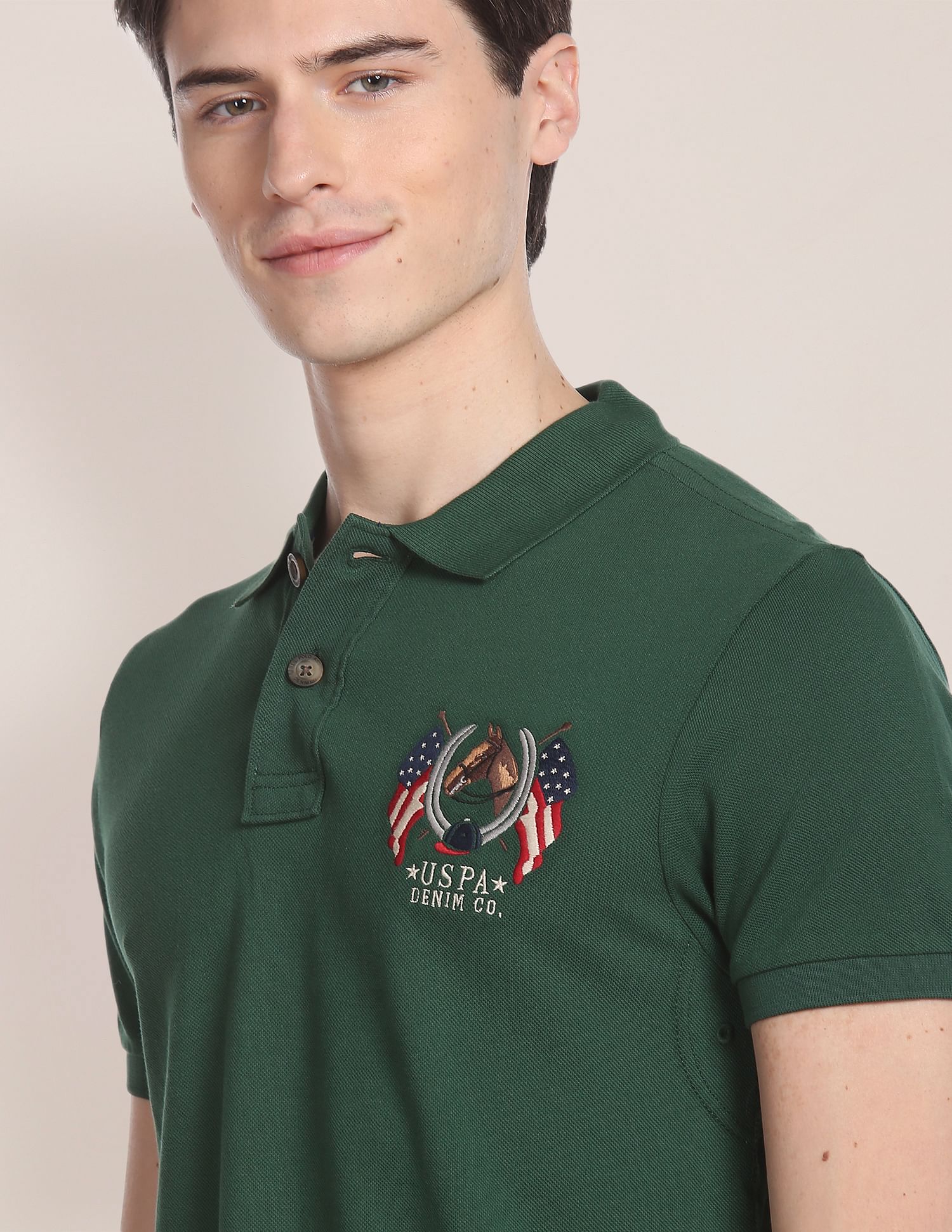 Cotton Solid Polo Shirt - Image 6