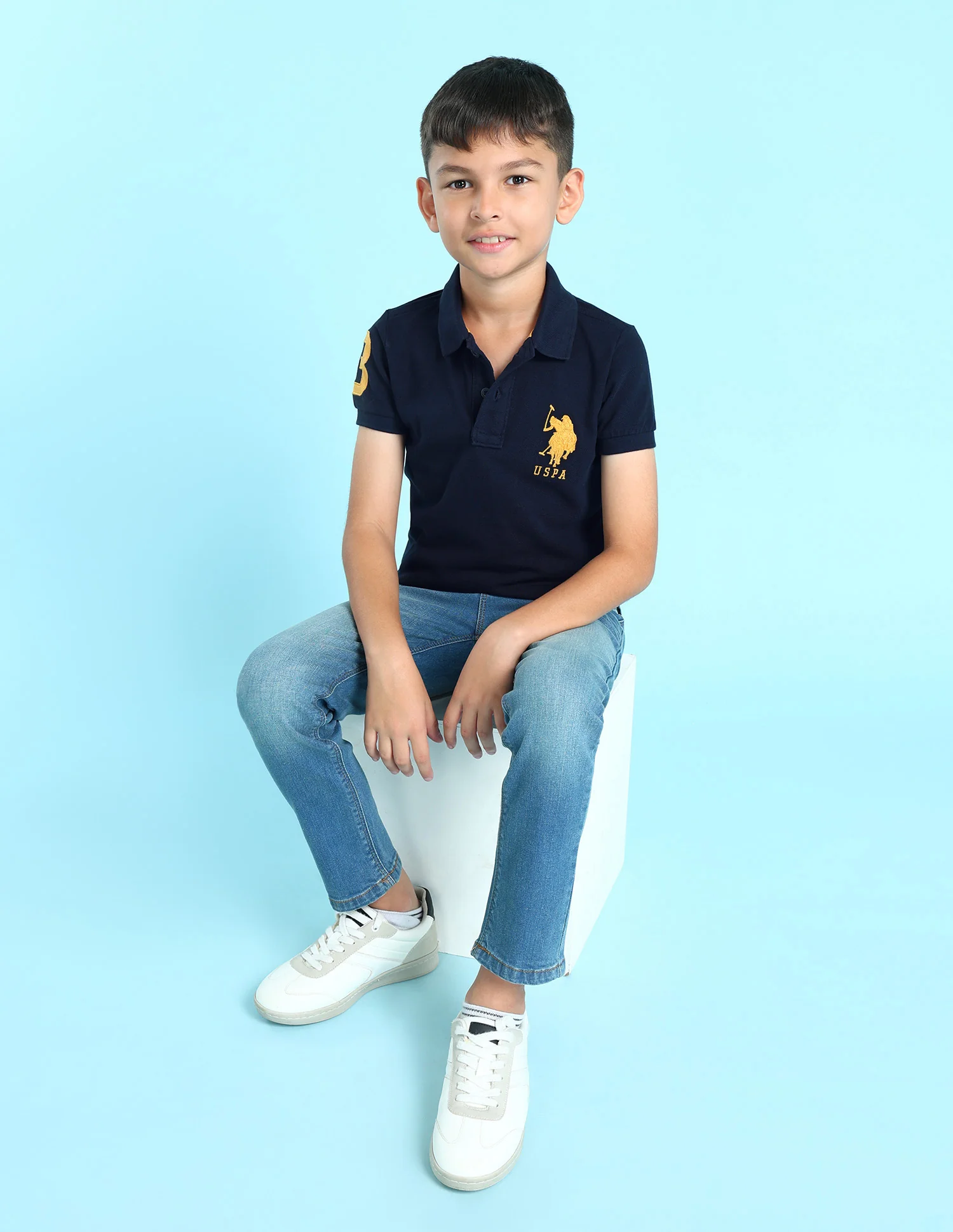 Cotton Solid Polo Shirt
