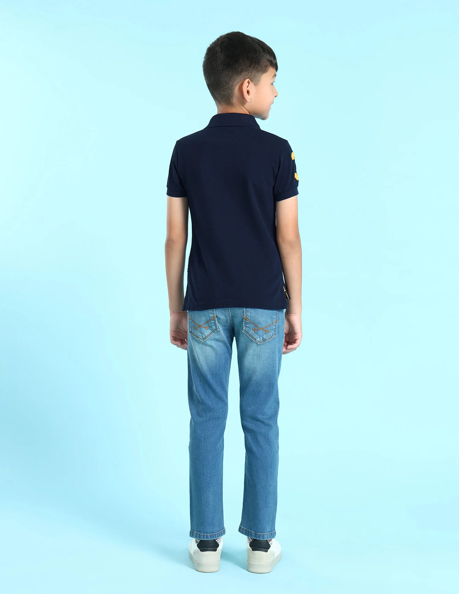 Cotton Solid Polo Shirt - Image 4