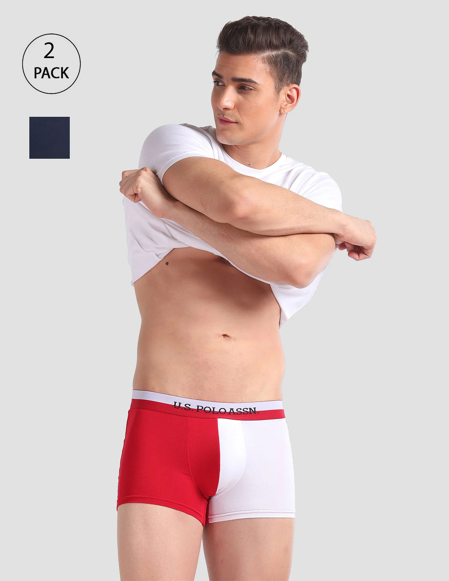 Cotton Spandex OET02 Trunks - Pack Of 2