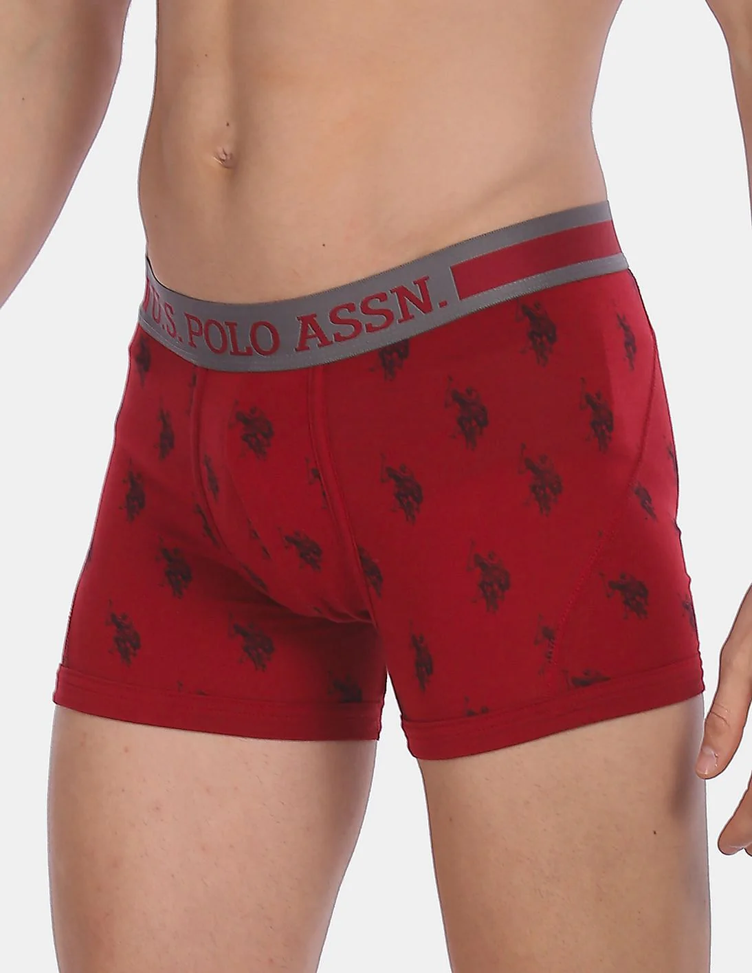 Cotton Spandex Printed I112 Premium Trunks - Pack Of 1 - Image 3
