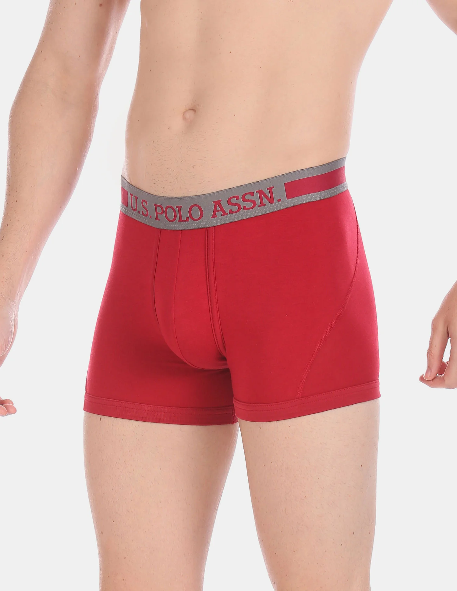 Cotton Spandex Solid I101 Premium Trunks - Pack Of 1 - Image 2