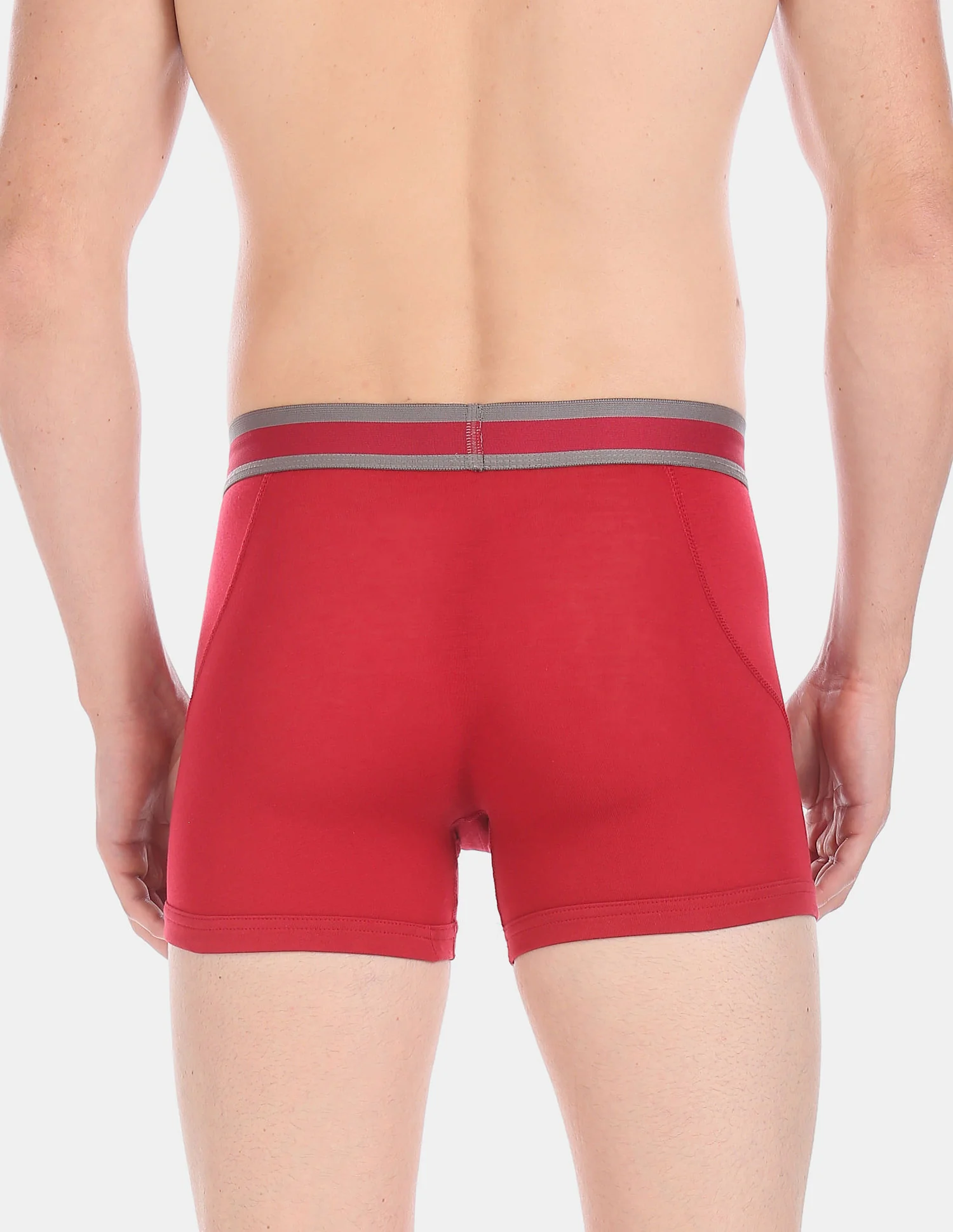 Cotton Spandex Solid I101 Premium Trunks - Pack Of 1 - Image 3