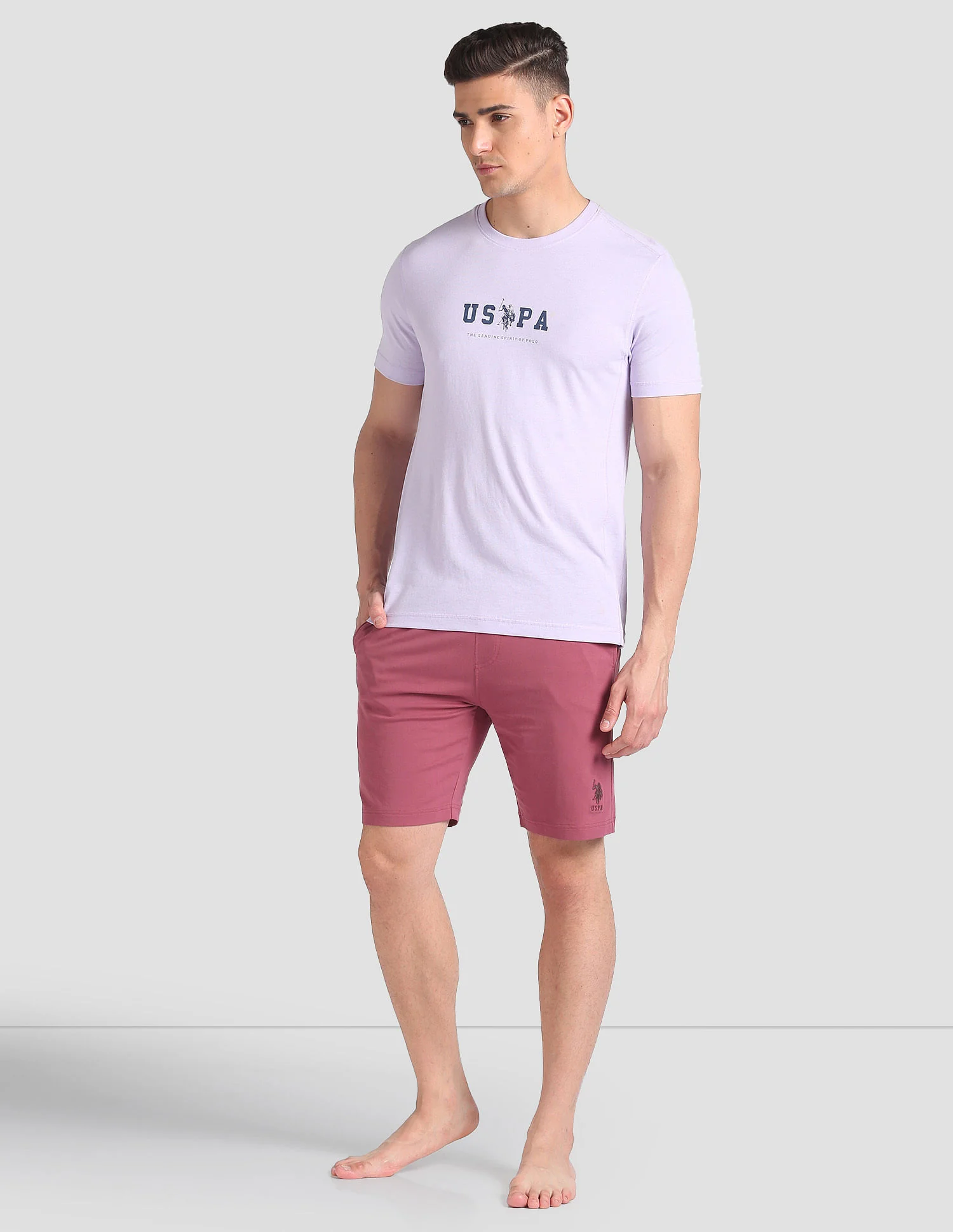 Cotton Stretch OES01 Lounge Shorts - Pack Of 1 - Image 3