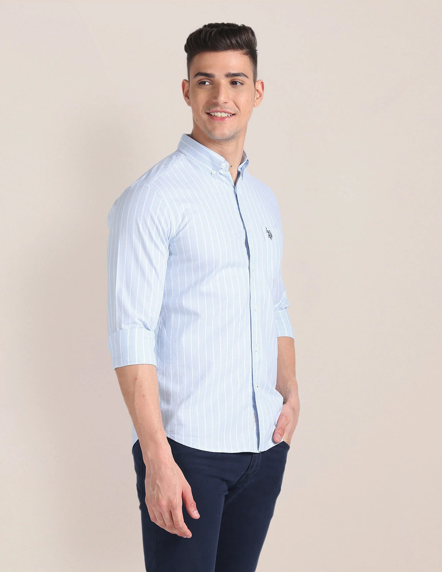 Cotton Stretch Tailored Fit Shirt