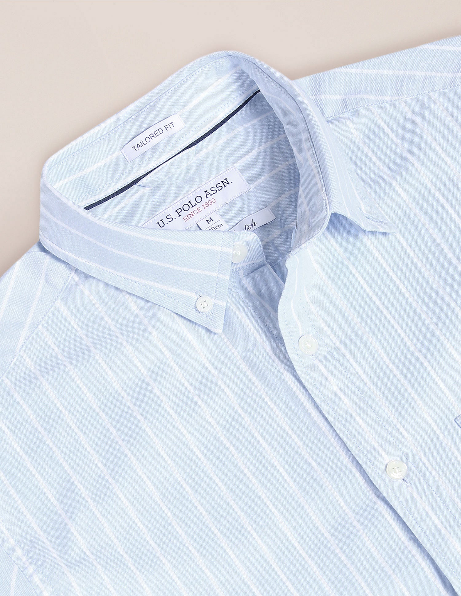 Cotton Stretch Tailored Fit Shirt - Image 2