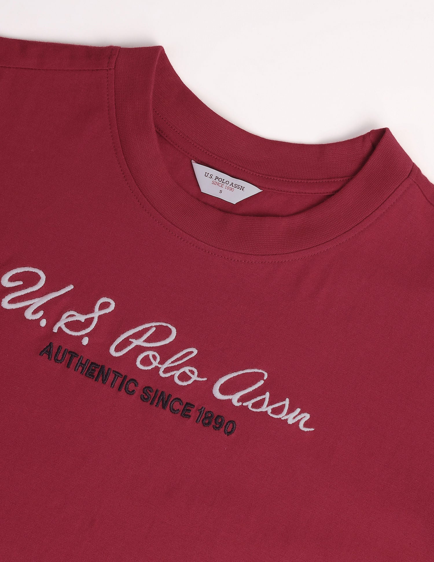 Brand Embroidered Cotton T-Shirt - Image 2