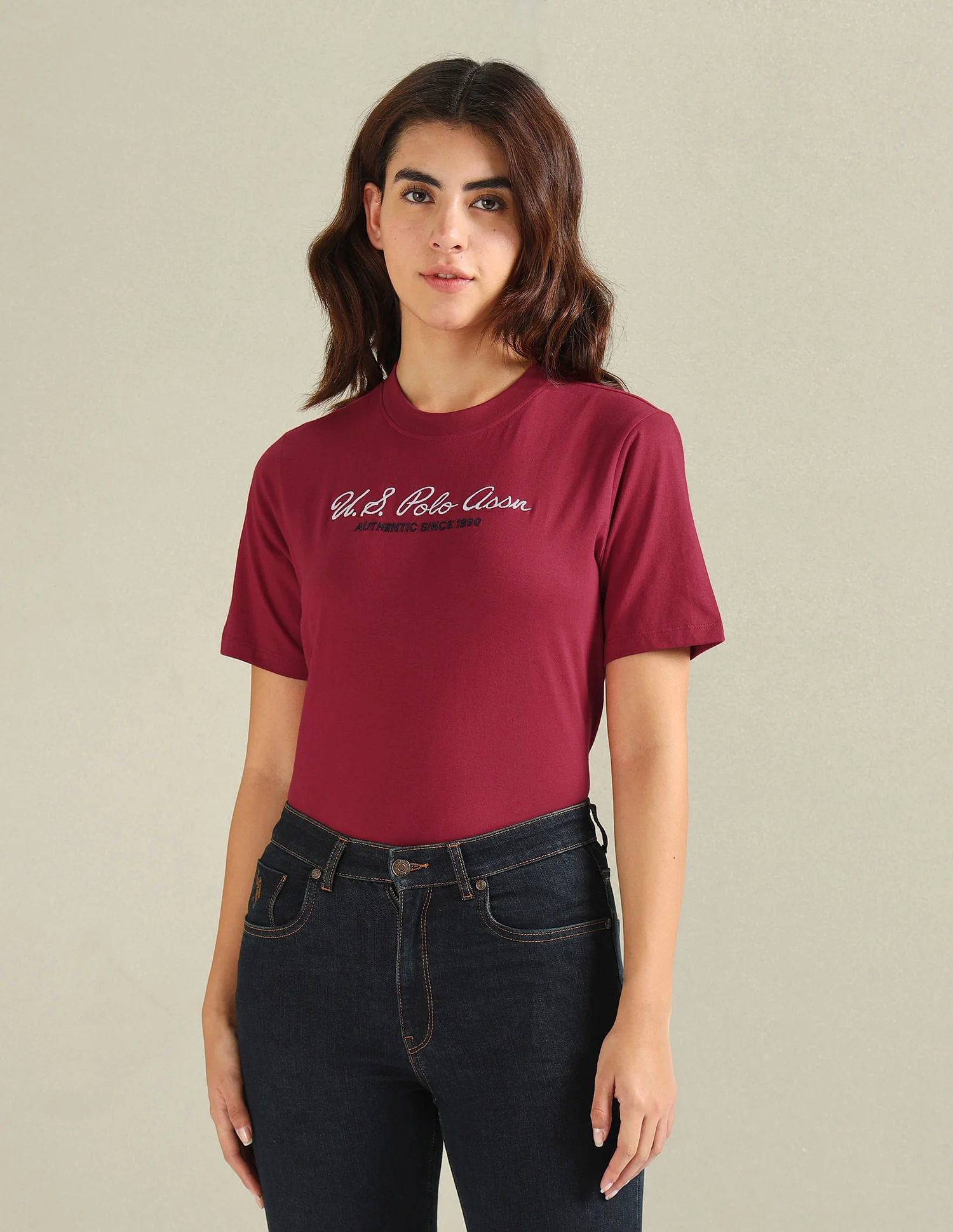 Brand Embroidered Cotton T-Shirt - Image 6