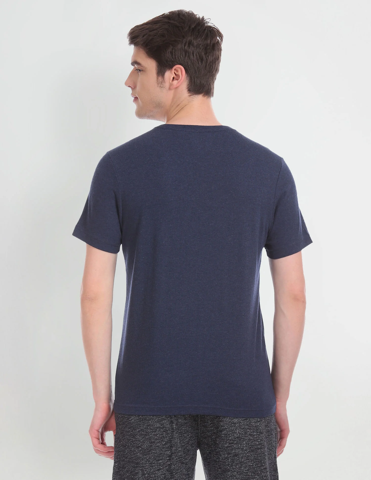 Crew Neck Brand Print I683 Lounge T-Shirt - Pack Of 1 - Image 4