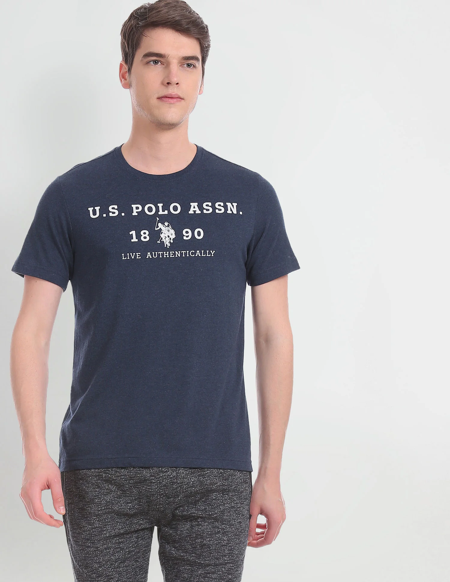 Crew Neck Brand Print I683 Lounge T-Shirt - Pack Of 1 - Image 6