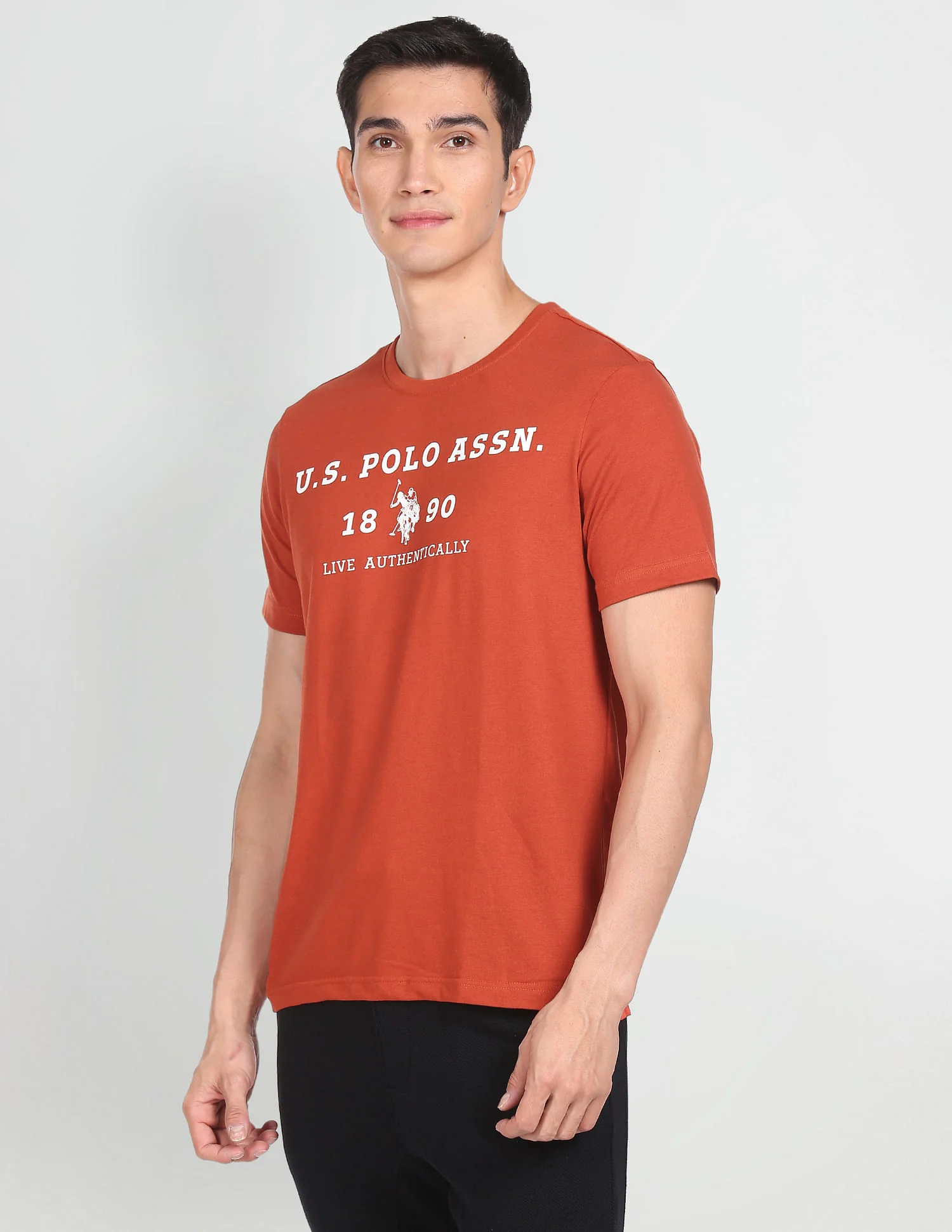 Crew Neck Brand Print I683 Lounge T-Shirt - Pack Of 1 - Image 4