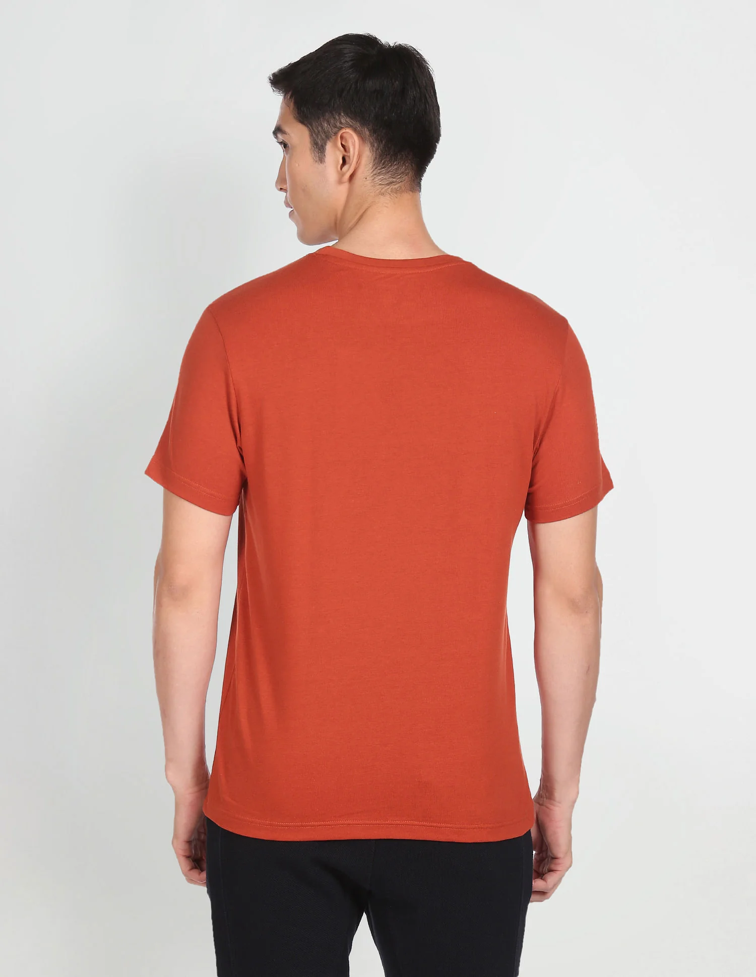 Crew Neck Brand Print I683 Lounge T-Shirt - Pack Of 1 - Image 5