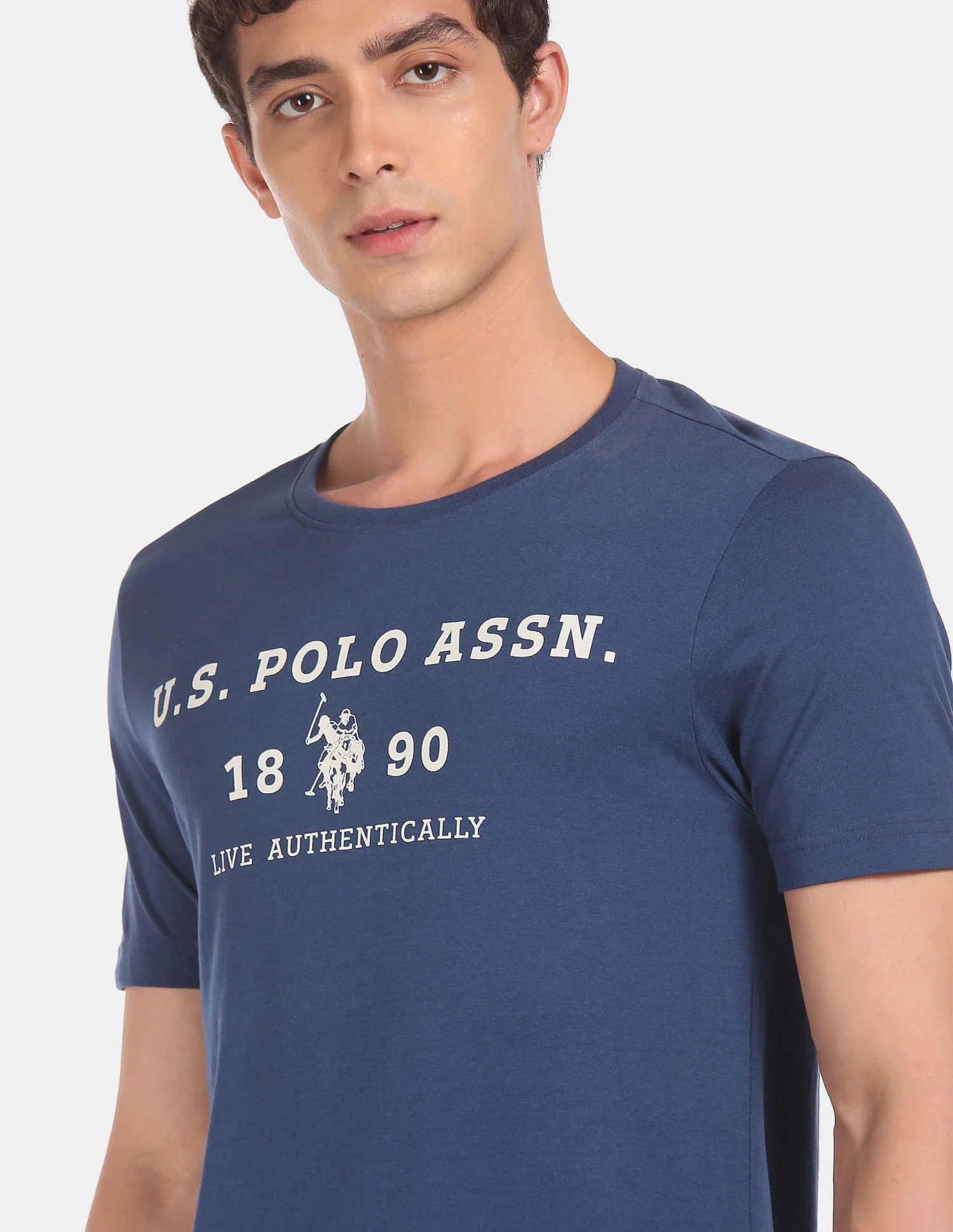 Crew Neck Brand Print I683 Lounge T-Shirt - Pack Of 1 - Image 5