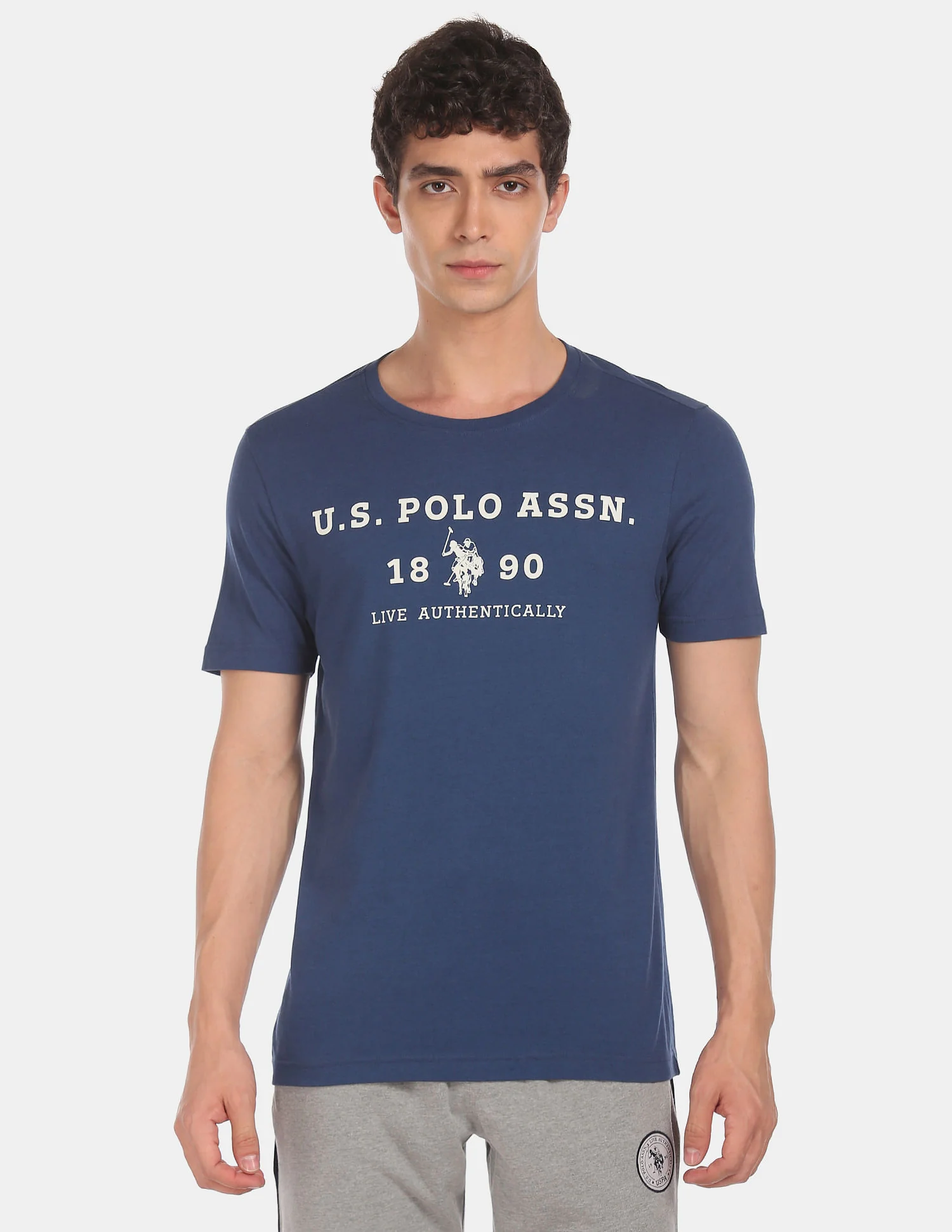 Crew Neck Brand Print I683 Lounge T-Shirt - Pack Of 1 - Image 7