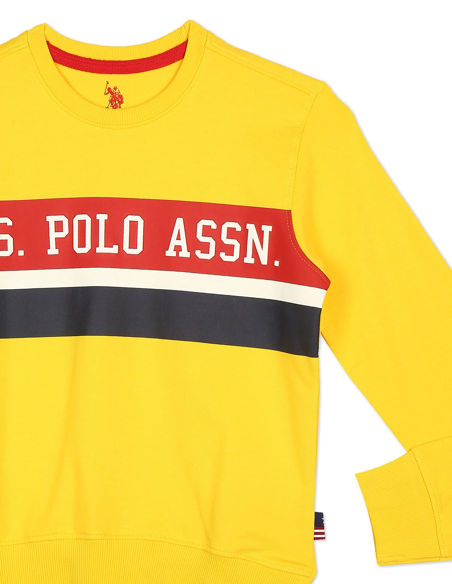 Crew Neck Brand Print Sweatshirt - Image 4
