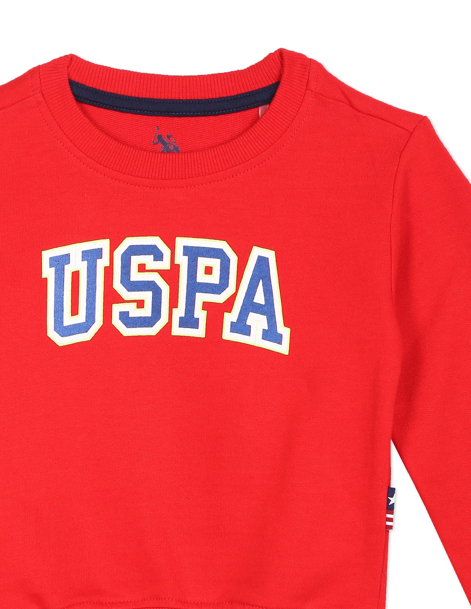 Crew Neck Brand Print Sweatshirt - Image 4