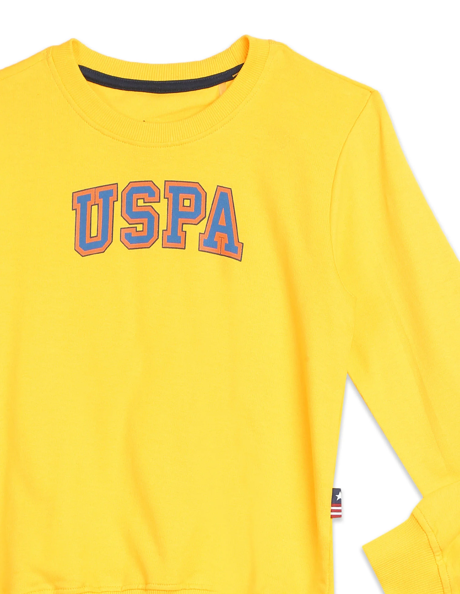 Crew Neck Brand Print Sweatshirt - Image 4