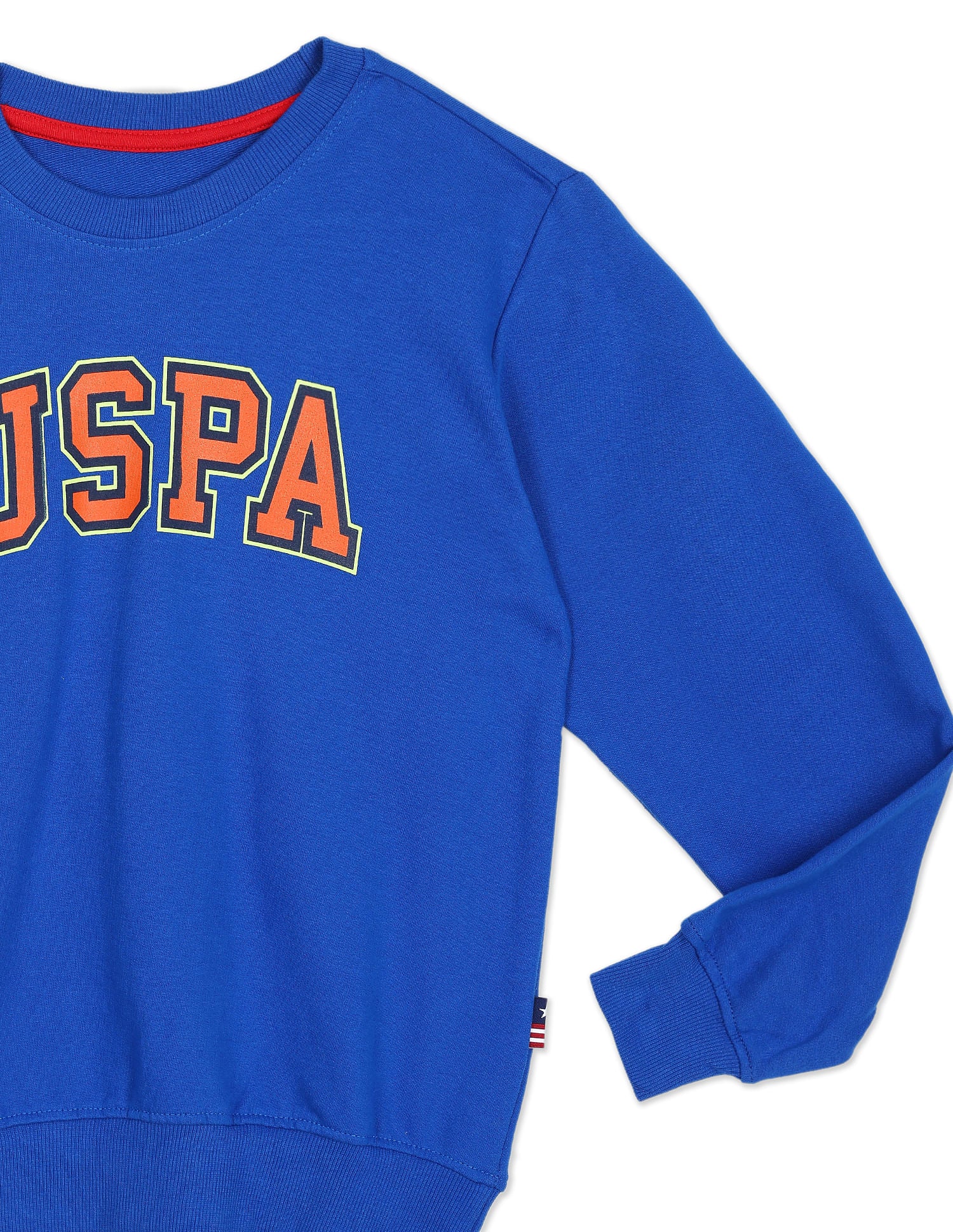 Crew Neck Brand Print Sweatshirt - Image 3