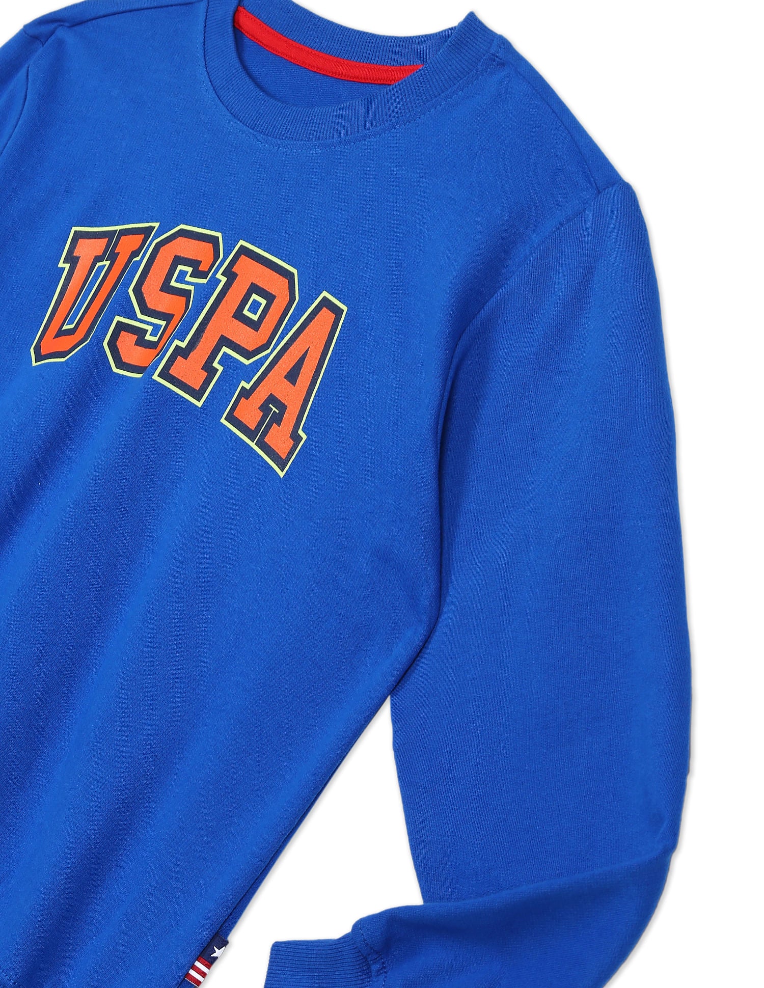 Crew Neck Brand Print Sweatshirt - Image 4