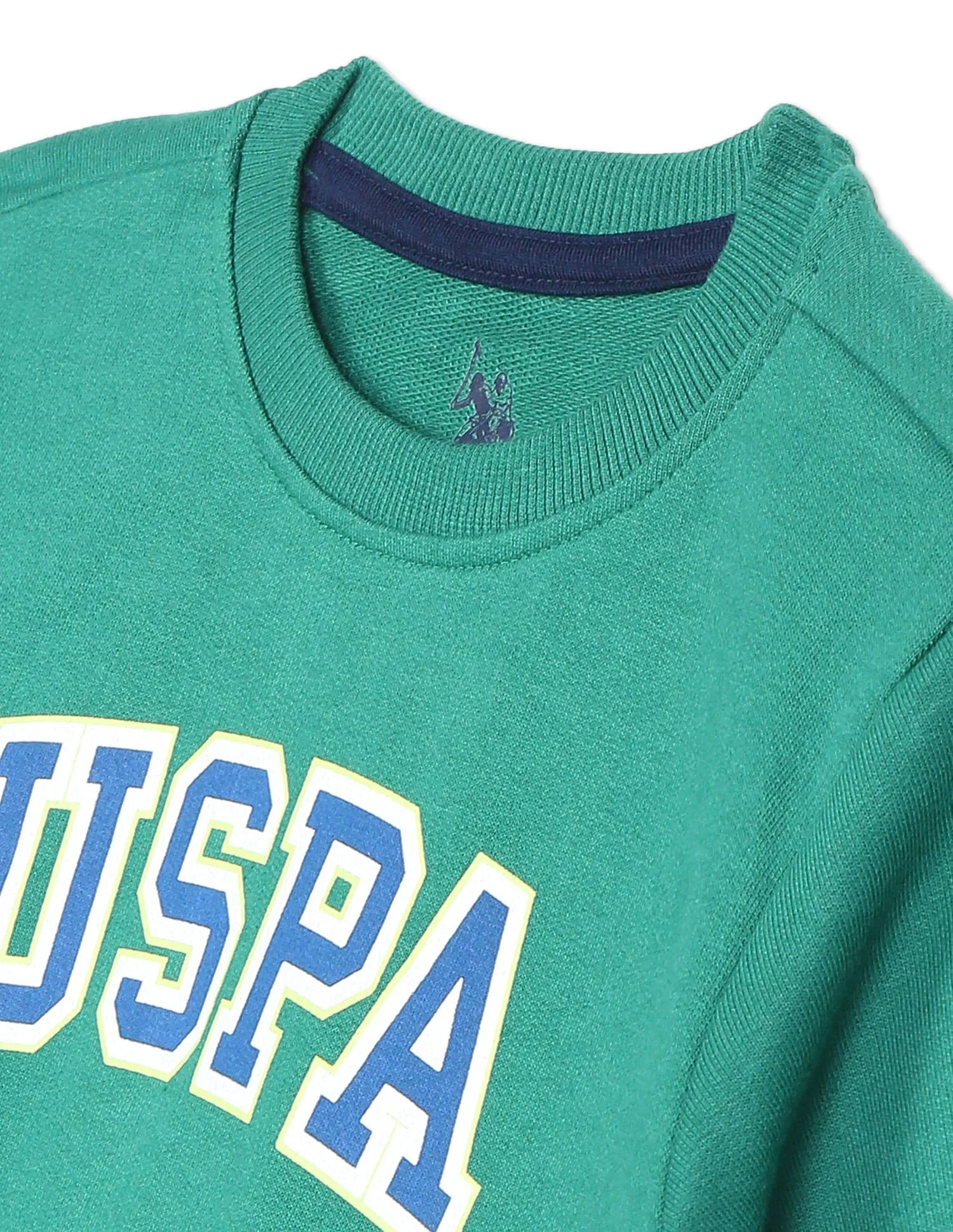 Crew Neck Brand Print Sweatshirt - Image 3
