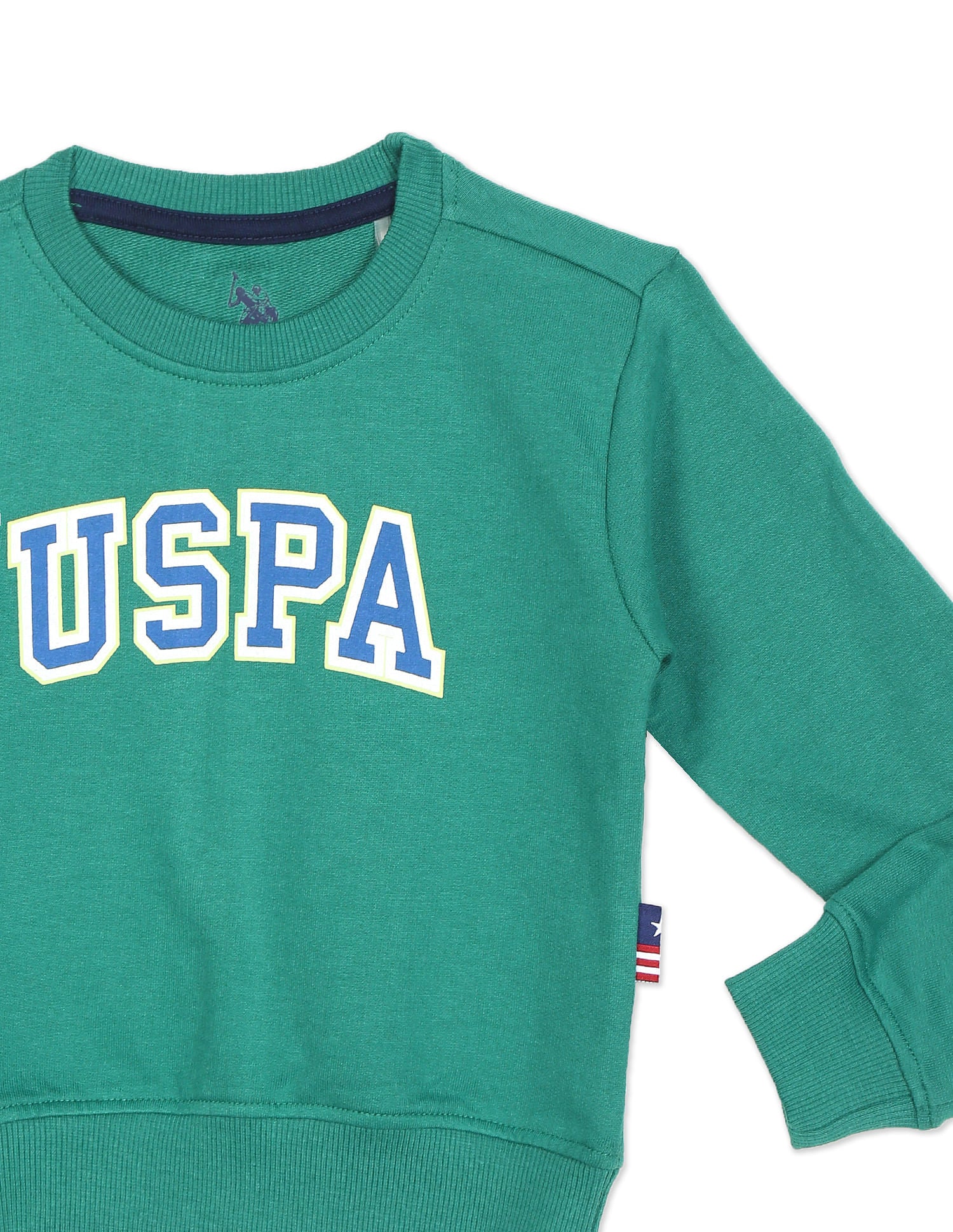 Crew Neck Brand Print Sweatshirt - Image 4