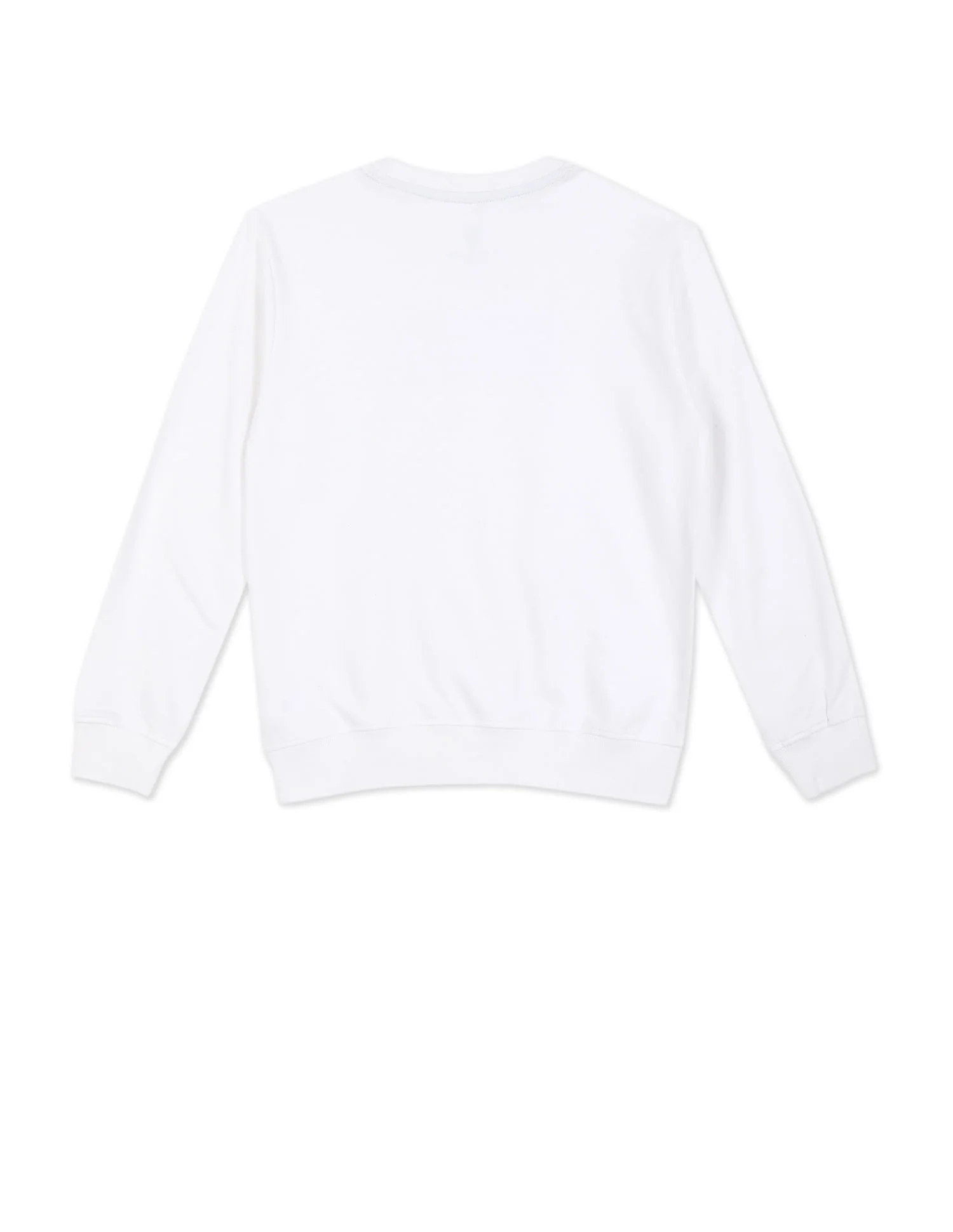 Crew Neck Brand Print Sweatshirt - Image 2
