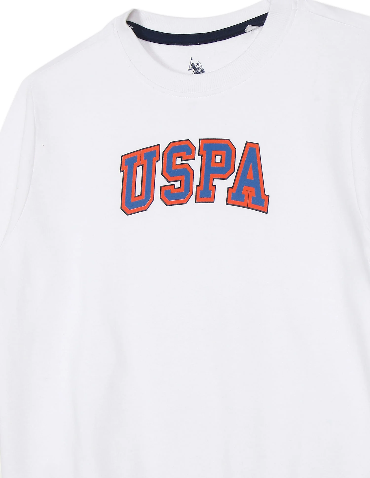 Crew Neck Brand Print Sweatshirt - Image 3