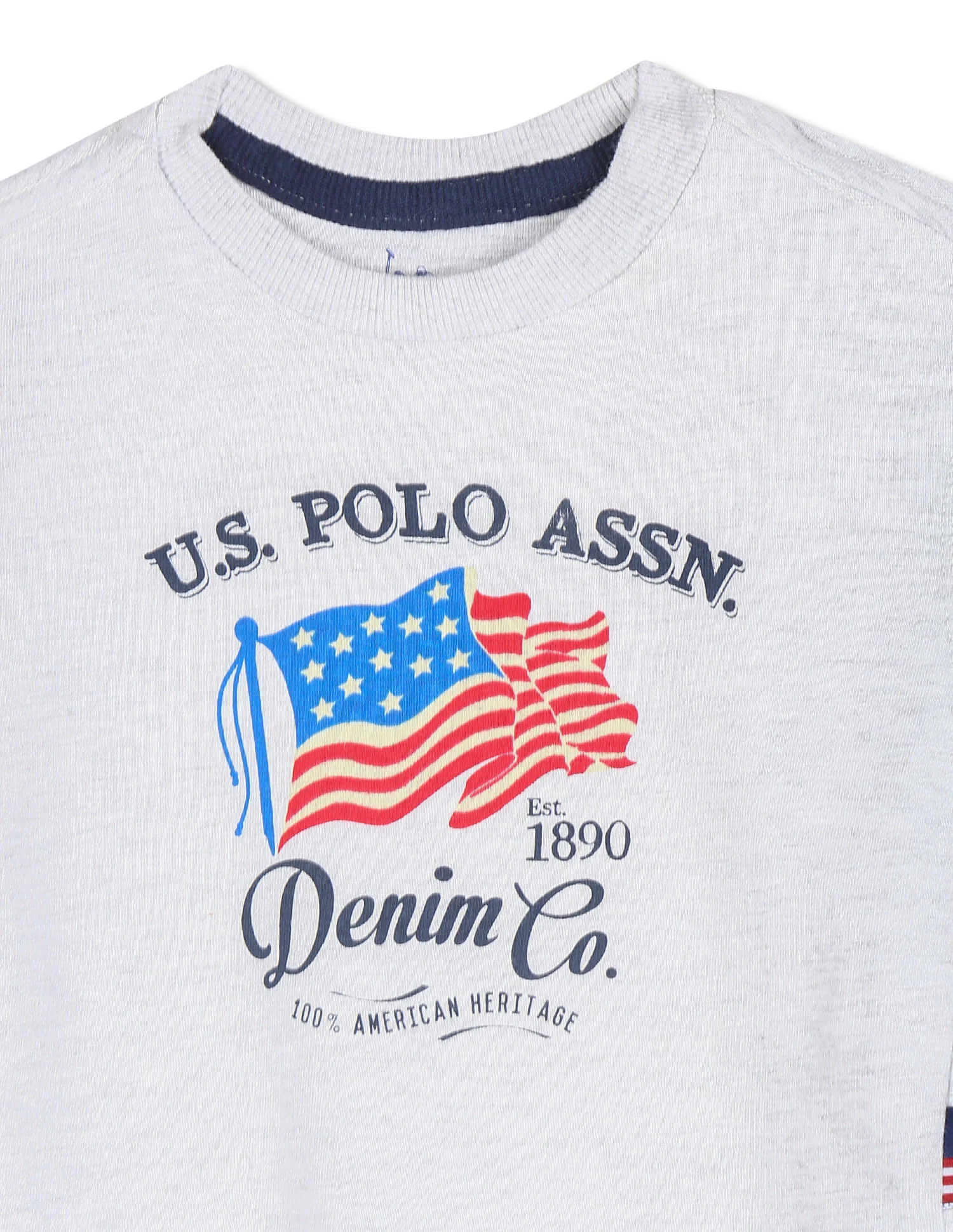Crew Neck Brand Print Sweatshirt - Image 4