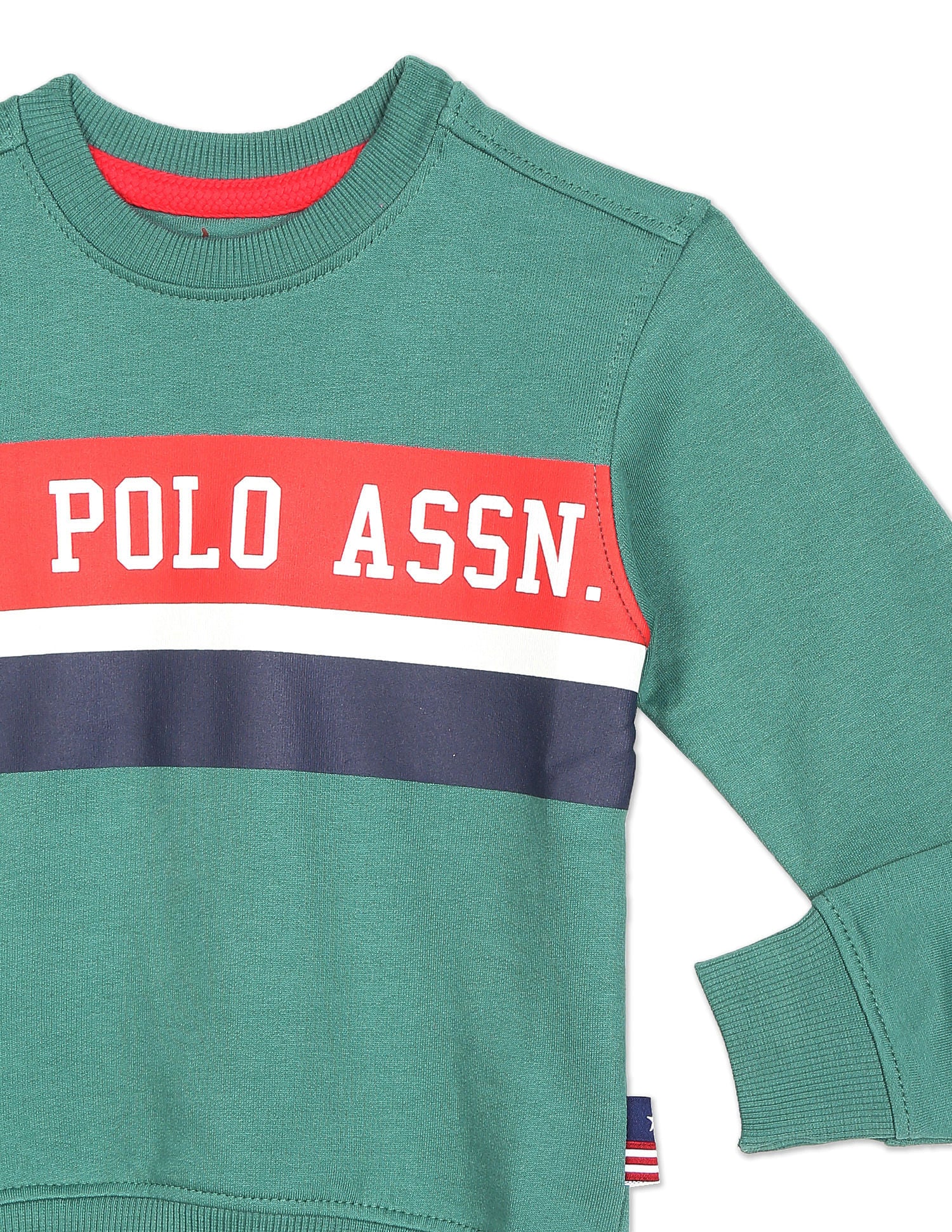 Crew Neck Brand Print Sweatshirt - Image 4